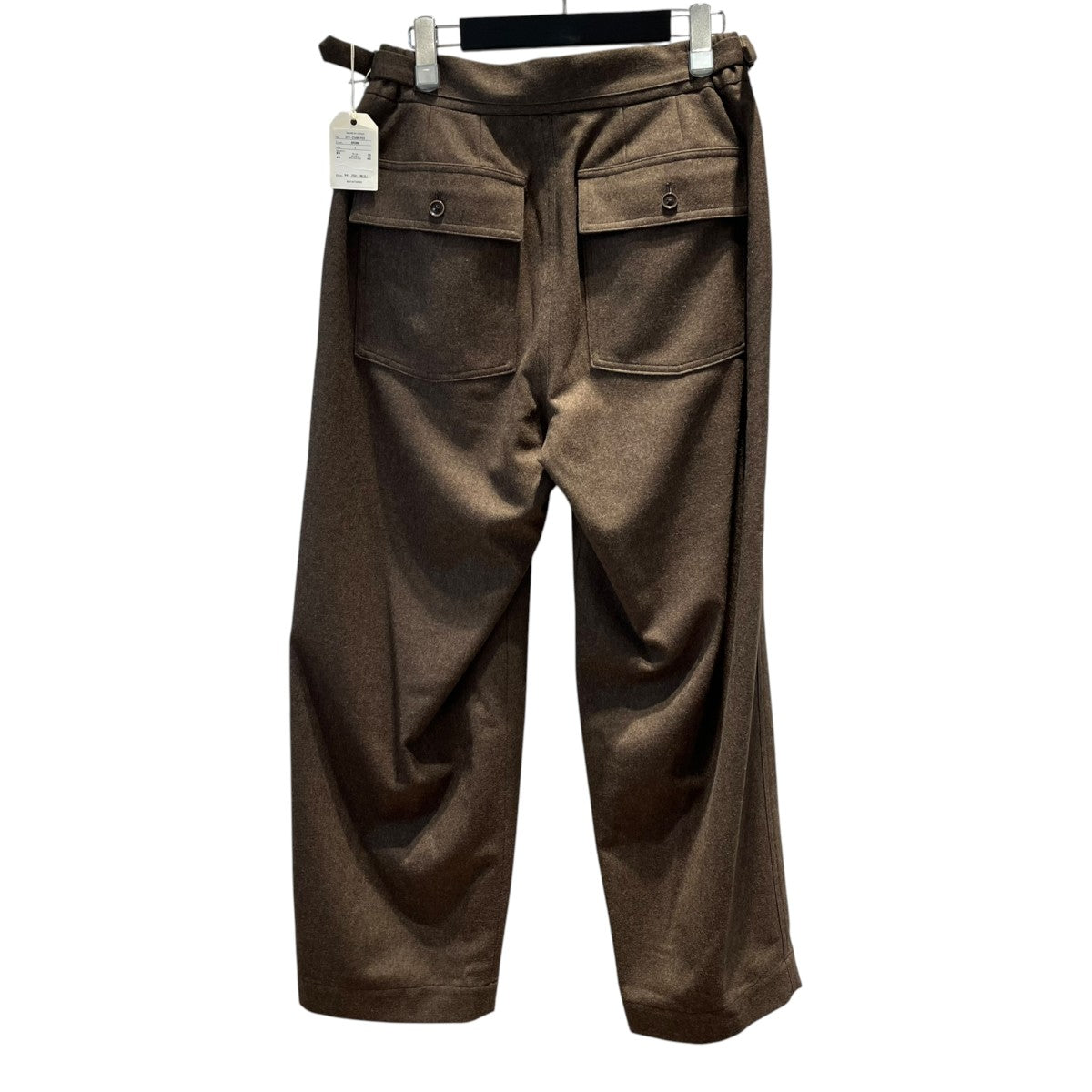 2-Tack Flannel Baker Pants無地ウールスラックスSYT-23AW-P03