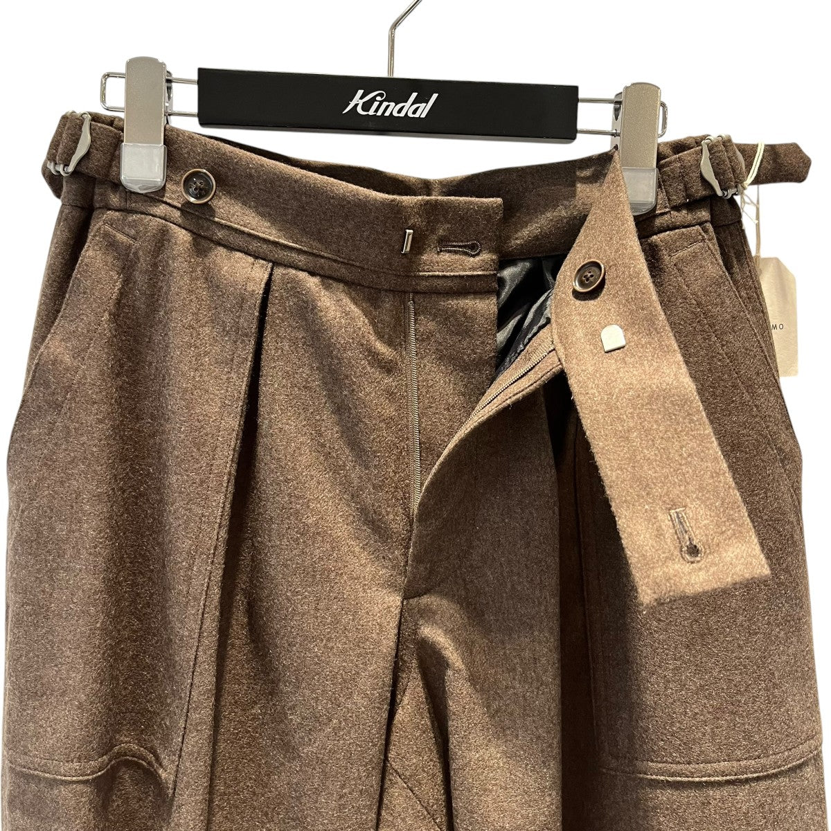 2-Tack Flannel Baker Pants無地ウールスラックスSYT-23AW-P03