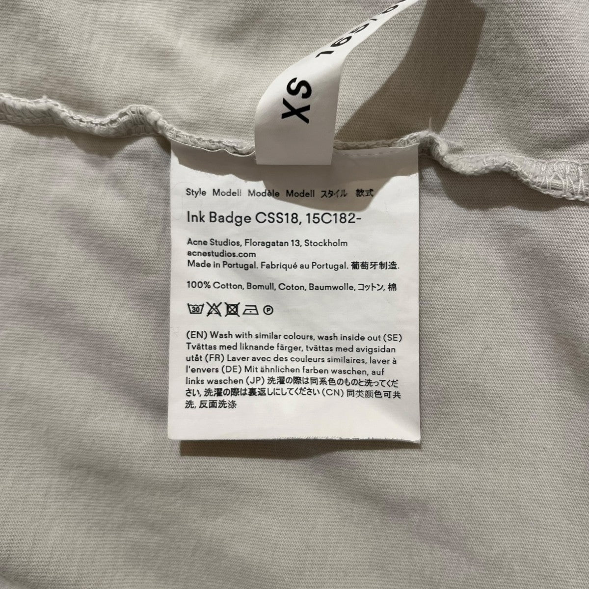 ワンポイントロゴ半袖TシャツCSS18 15C182