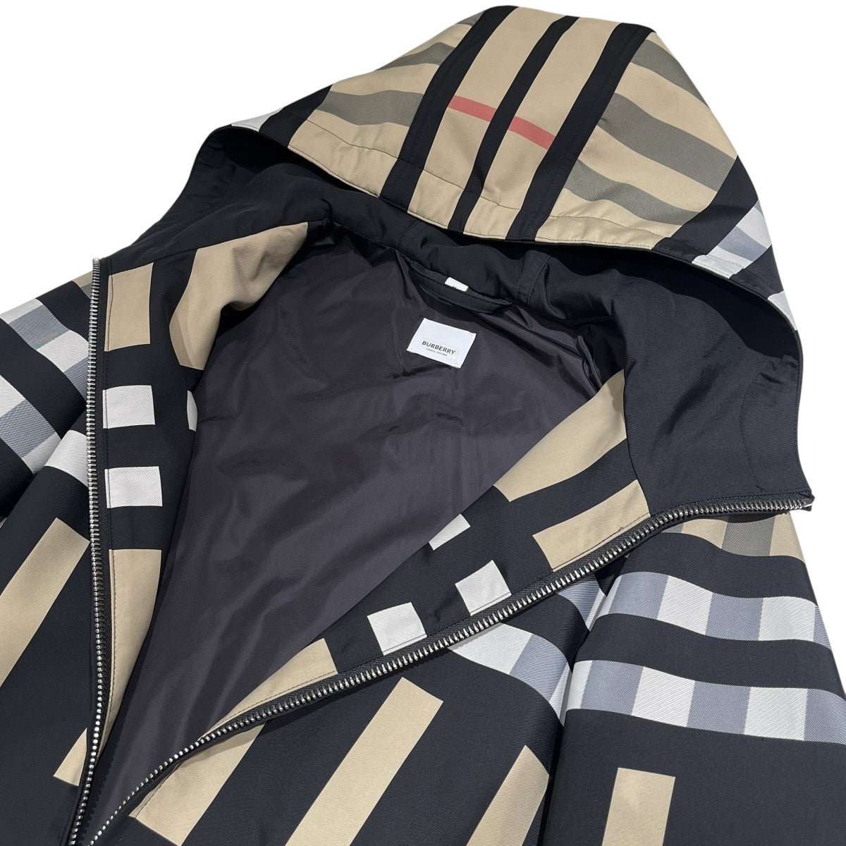 22AW スライスチェック フーデッドジャケット  ティッシ期 8054473
