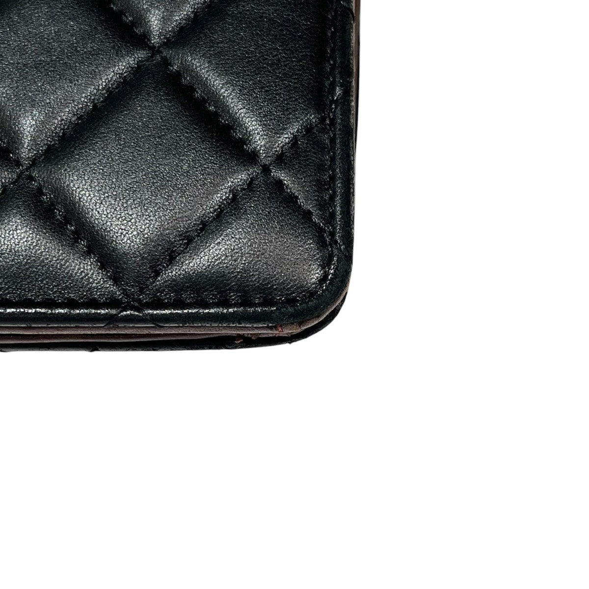 CHANEL マトラッセ ココマーク 2つ折り長財布 ラムスキン 古着・中古-8枚目のアイテム画像