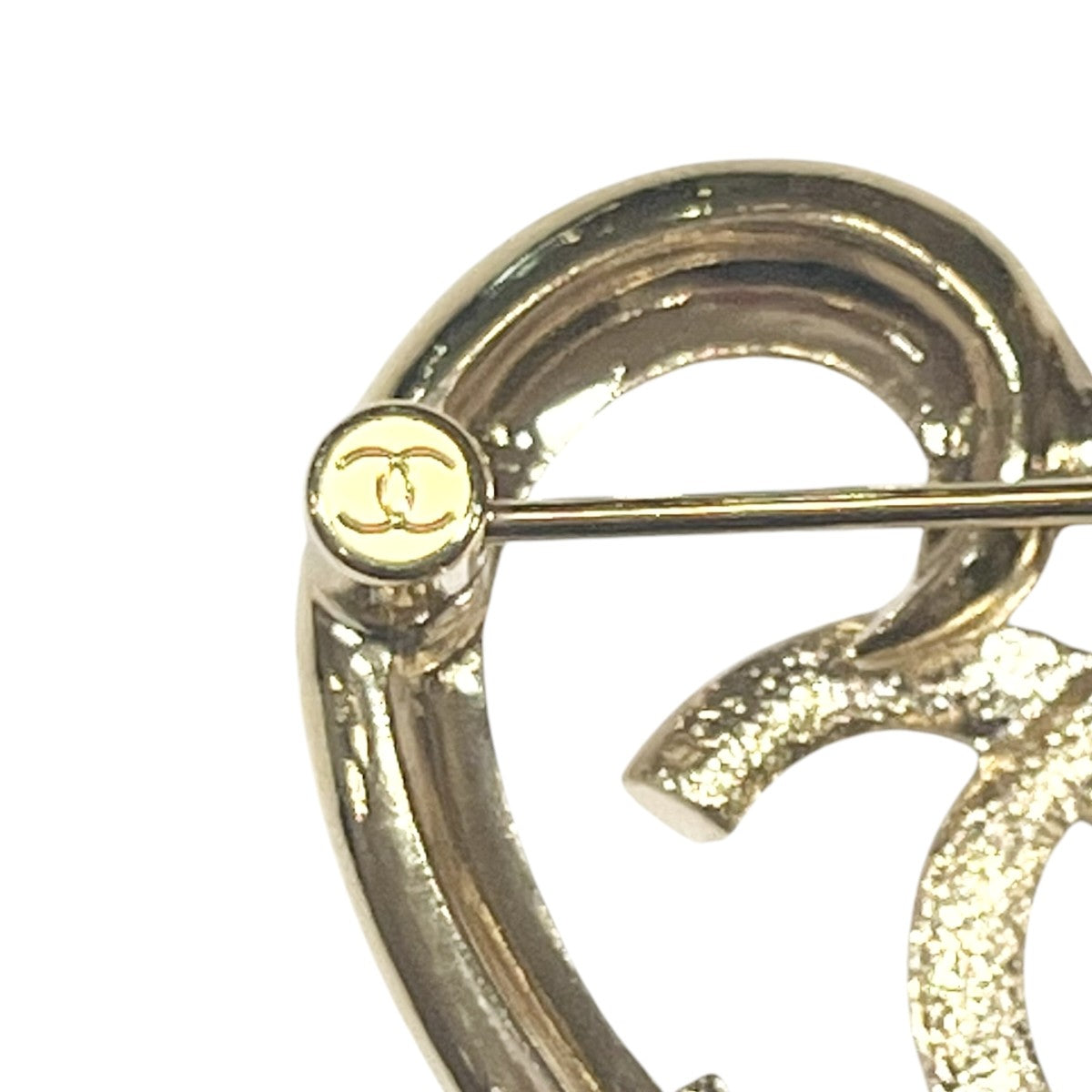 CHANEL ココマーク メタル ストラス ハート ブローチ ABA093 古着・中古-4枚目のアイテム画像