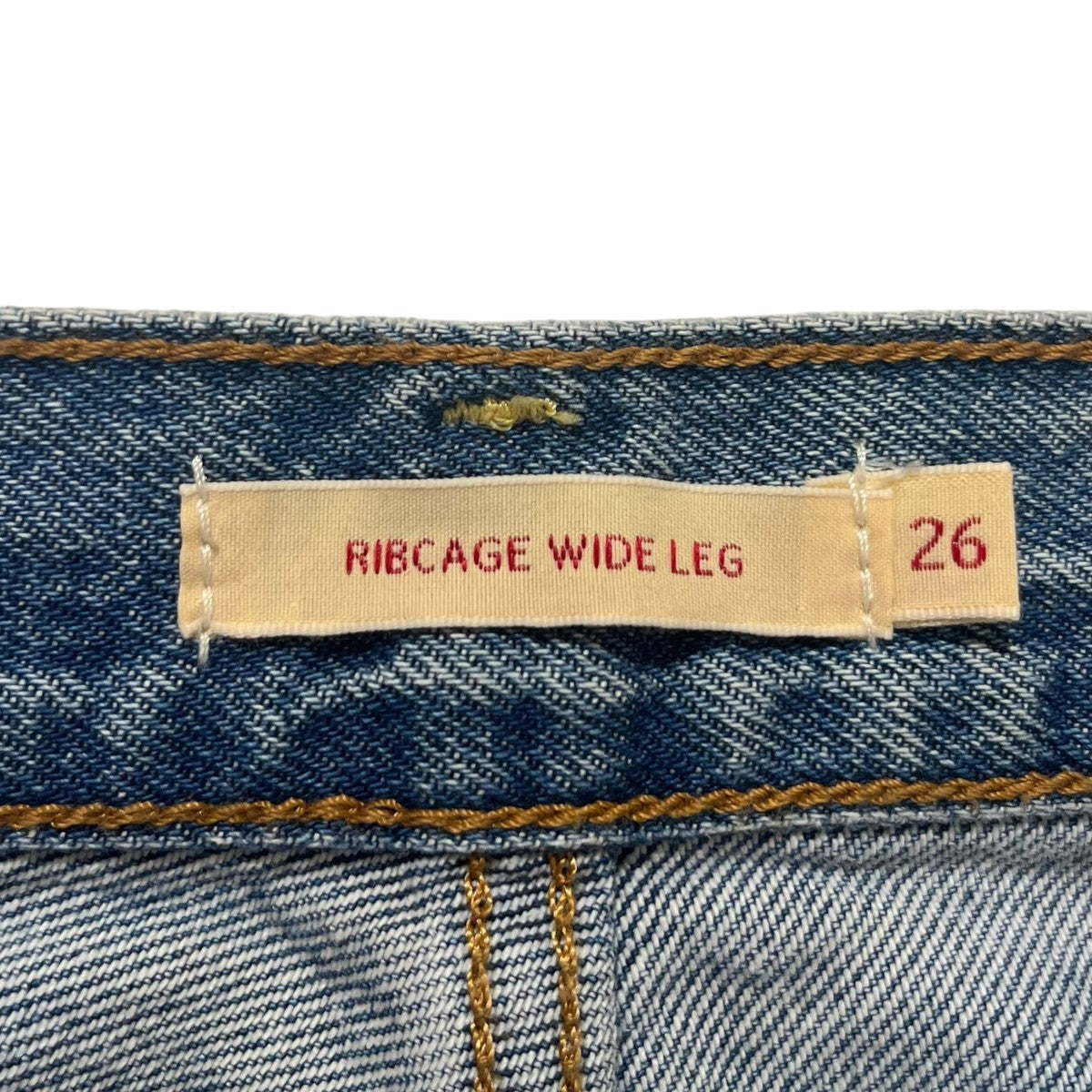RIBCAGE WIDE LEGデニムパンツPC9-A6081-0020