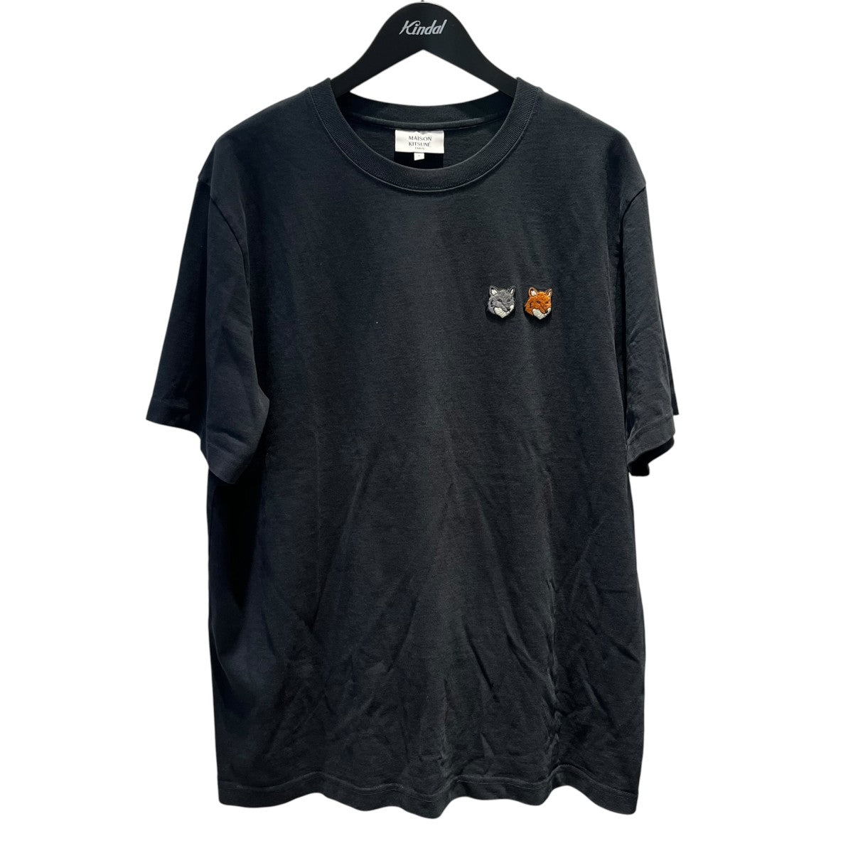 フォックスダブルヘッドTシャツOM011CFKJ0118