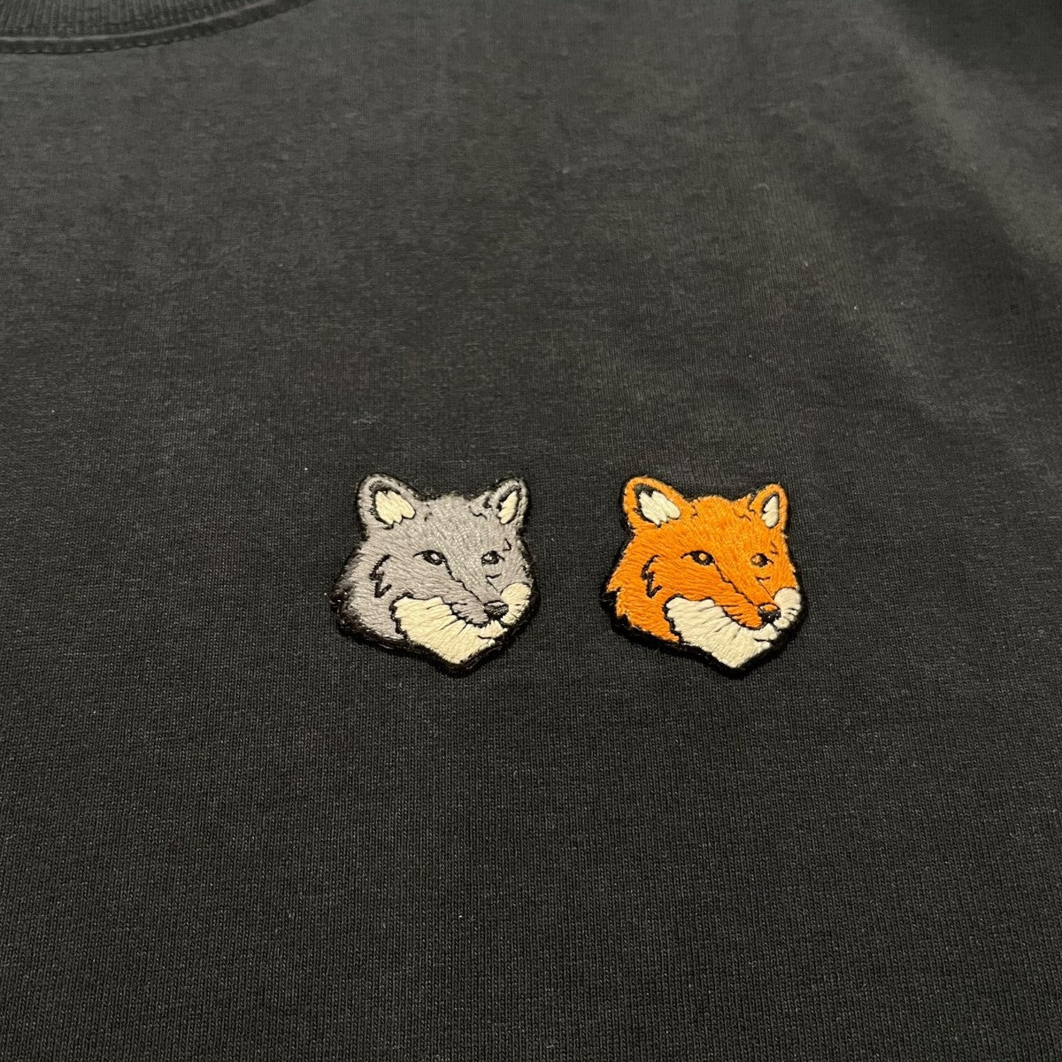 フォックスダブルヘッドTシャツOM011CFKJ0118