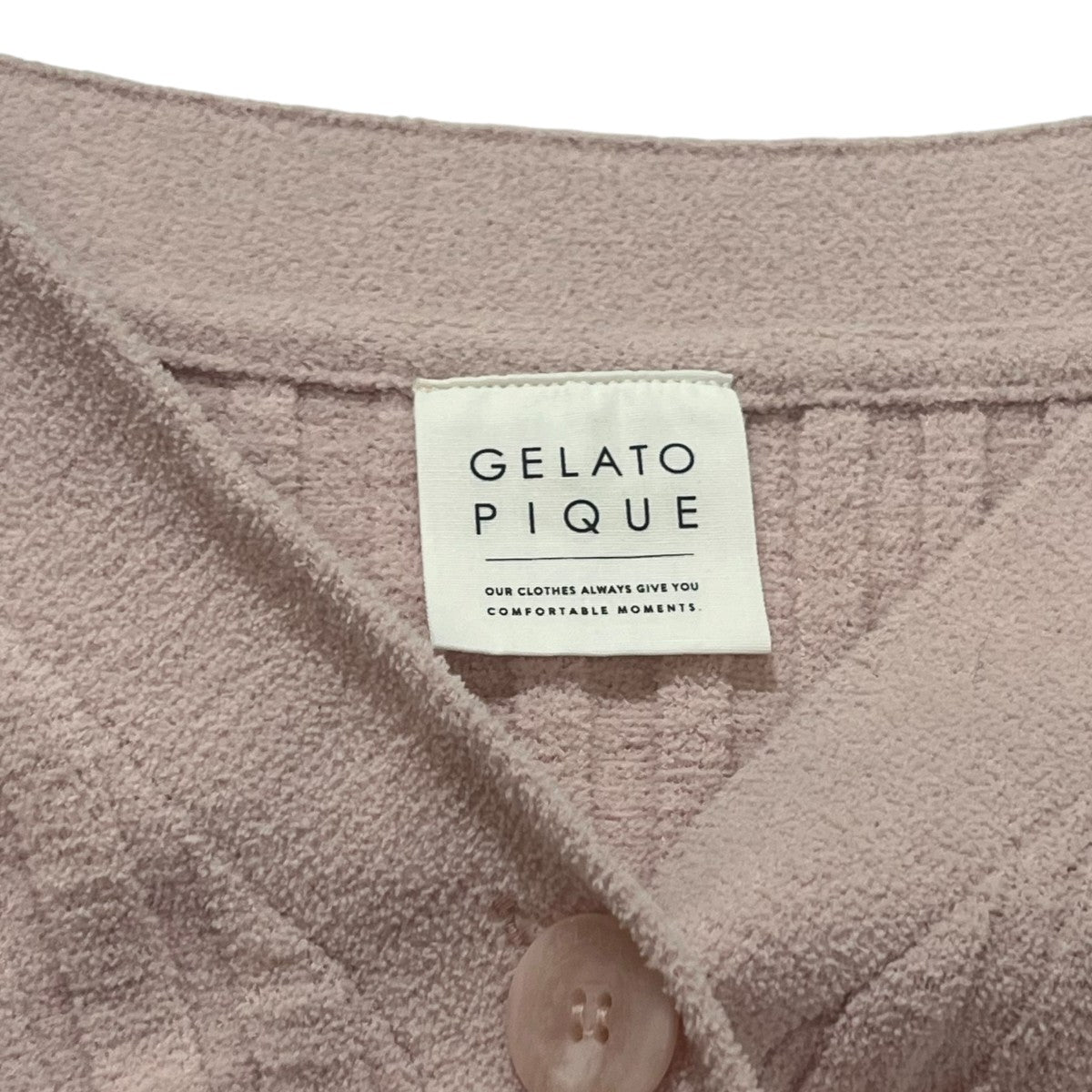 gelato pique ｴｱﾘｰﾓｺﾘﾌﾞｼｮｰﾄｶｰﾃﾞｨｶﾞﾝカーディガンPWNT254066 古着・中古-3枚目のアイテム画像