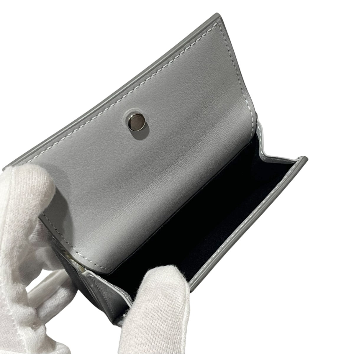 DIOR CD ダイヤモンド レザー コンパクトウォレット 3つ折り財布 古着・中古-6枚目のアイテム画像