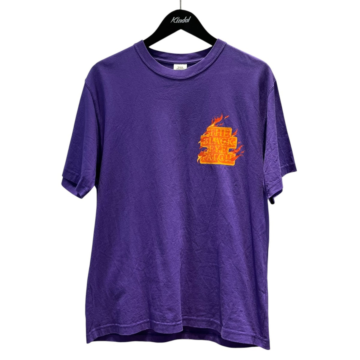 Burning OG Label Teeロゴプリント半袖Tシャツ