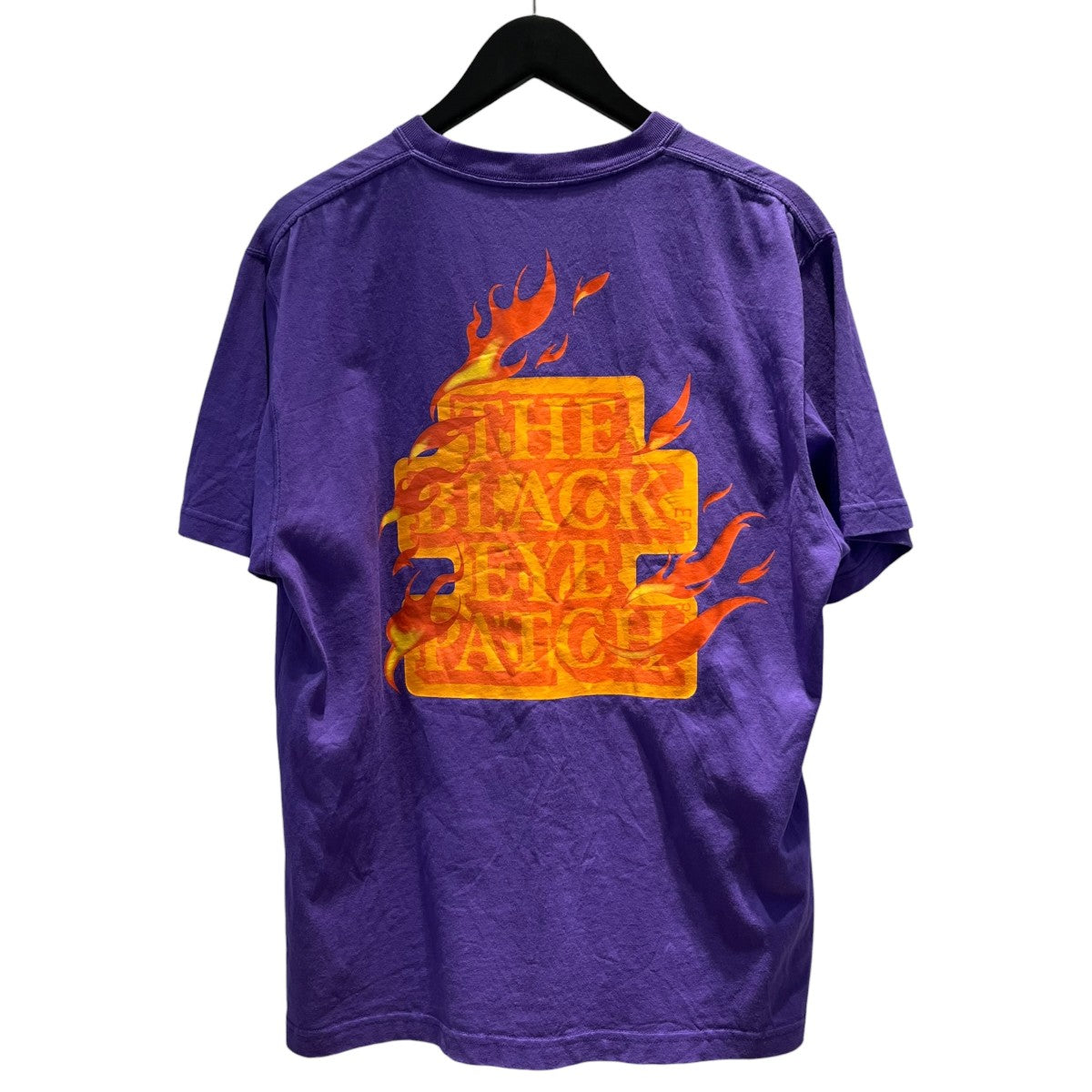 Burning OG Label Teeロゴプリント半袖Tシャツ