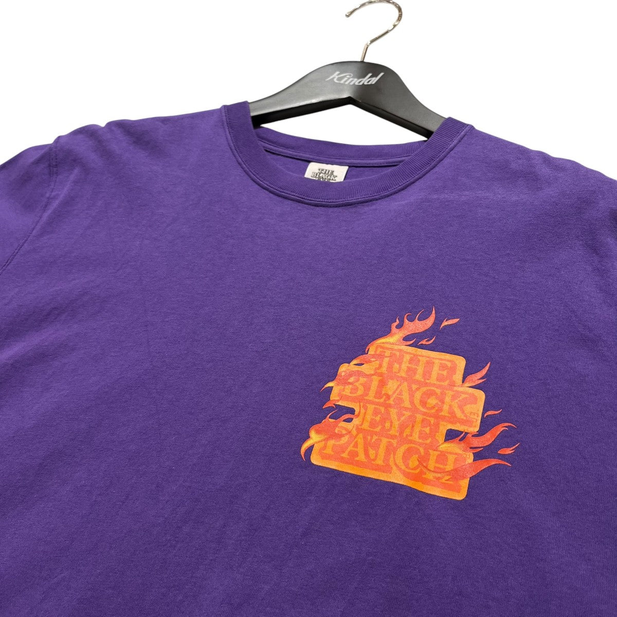 Burning OG Label Teeロゴプリント半袖Tシャツ
