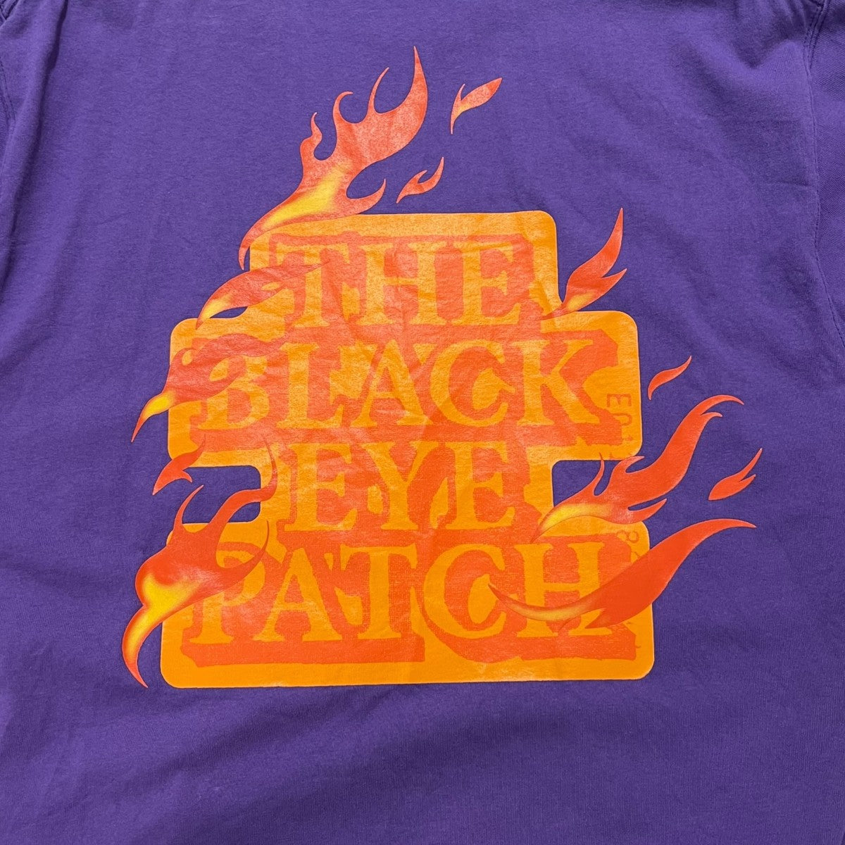 Burning OG Label Teeロゴプリント半袖Tシャツ