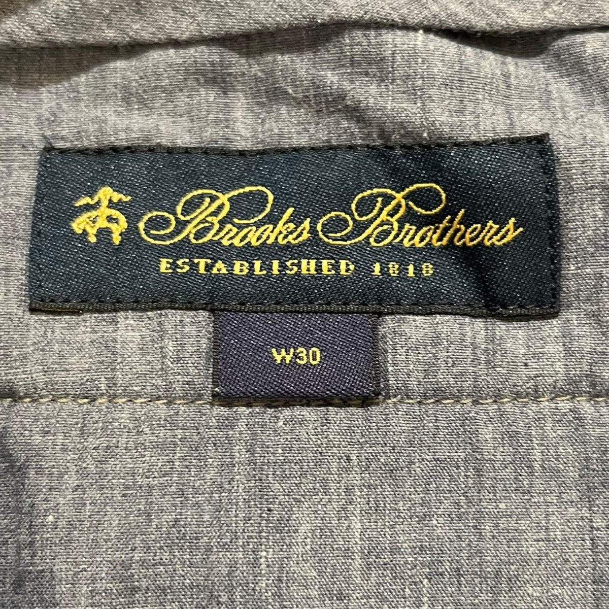 BROOKS BROTHERS×NEAT デニムタックショートパンツ19-27-5540-75 古着・中古-4枚目のアイテム画像