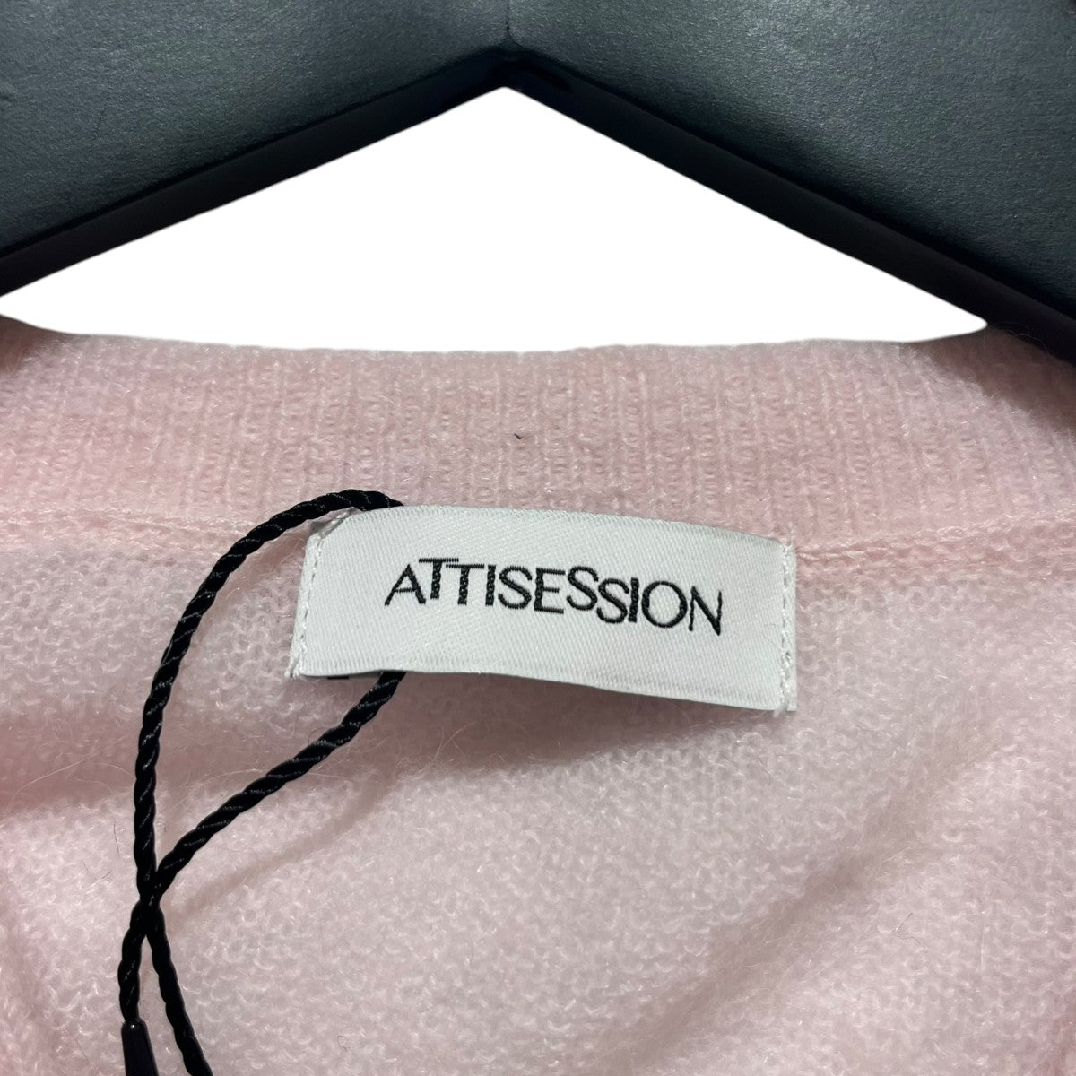 ATTISESSION ニットカーディガン5626-1-990139-3100 古着・中古-4枚目のアイテム画像