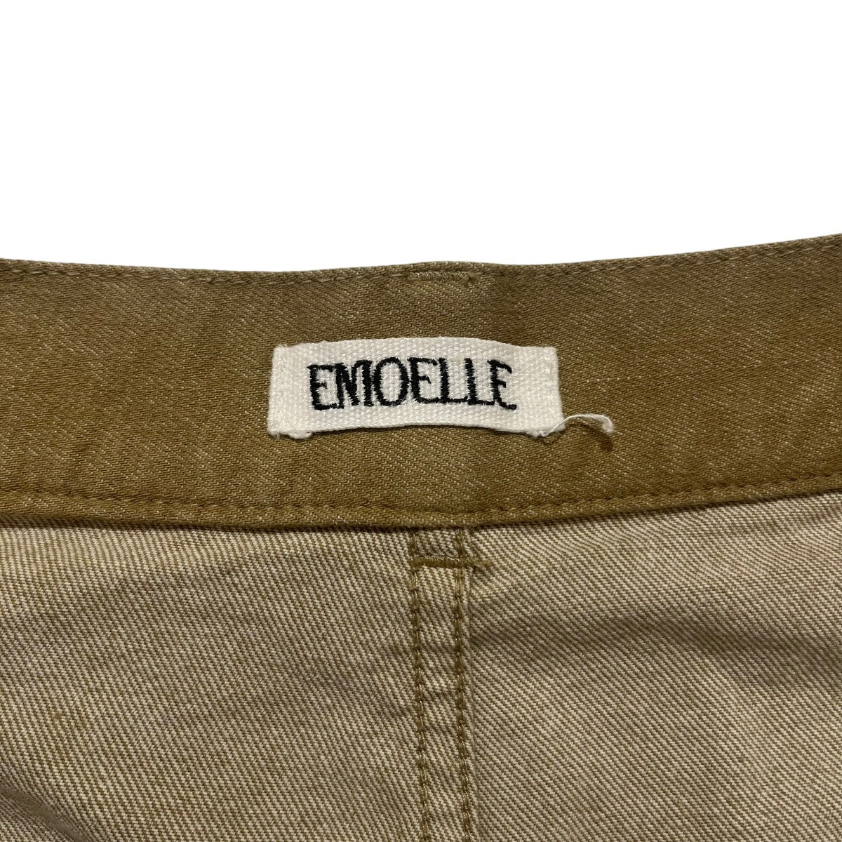 EMOELLE 26SS2タックワイドパンツGAS-76030 古着・中古-4枚目のアイテム画像