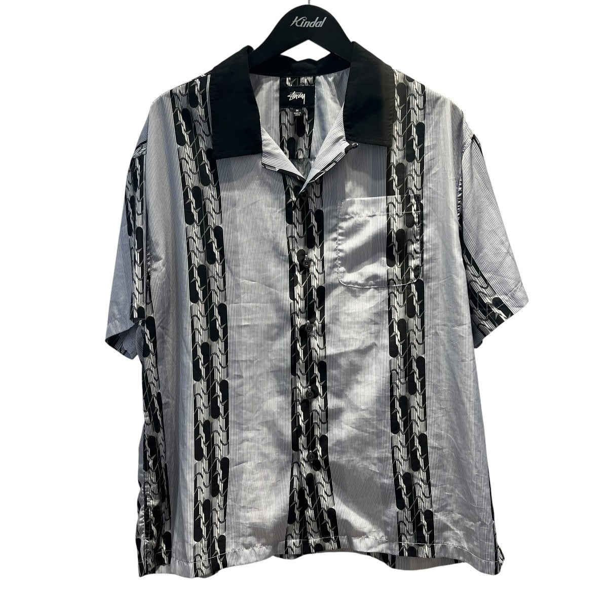 stussy 総柄半袖シャツ 古着・中古-1枚目のアイテム画像