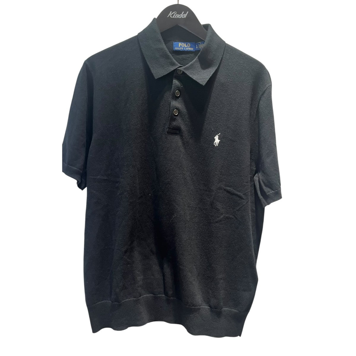 POLO RALPH LAUREN ポニー刺繍ニットポロシャツ 古着・中古-1枚目のアイテム画像