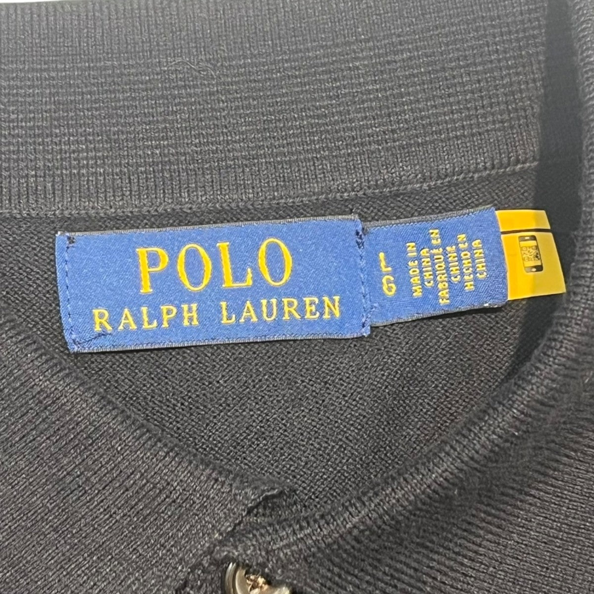 POLO RALPH LAUREN ポニー刺繍ニットポロシャツ 古着・中古-4枚目のアイテム画像