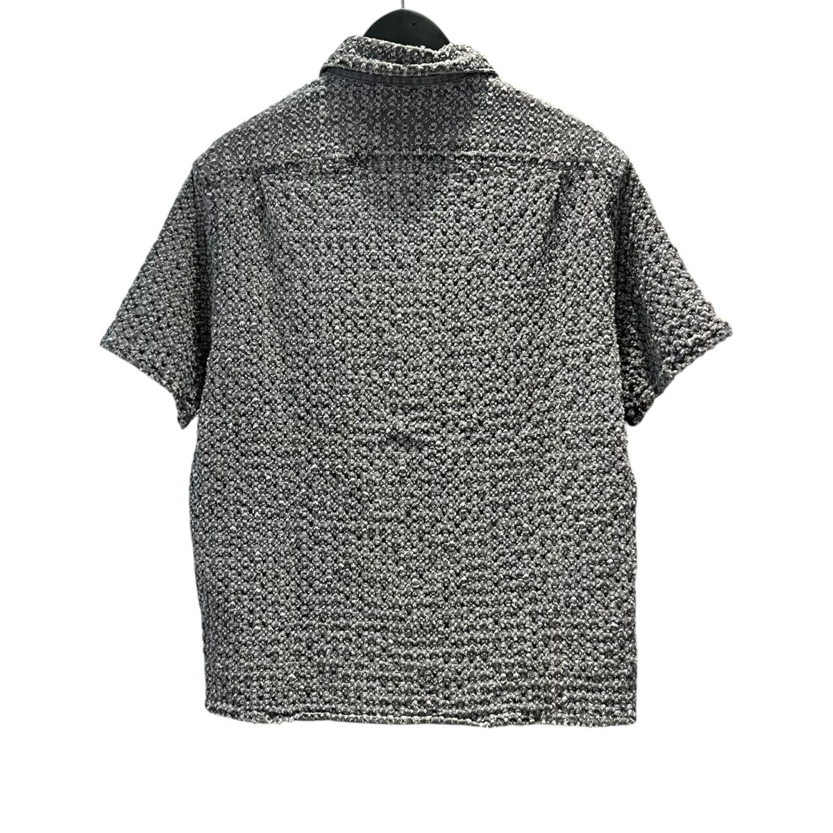 ダメージ加工デニムジップアップ半袖シャツ半袖シャツTN250DSHTS01
