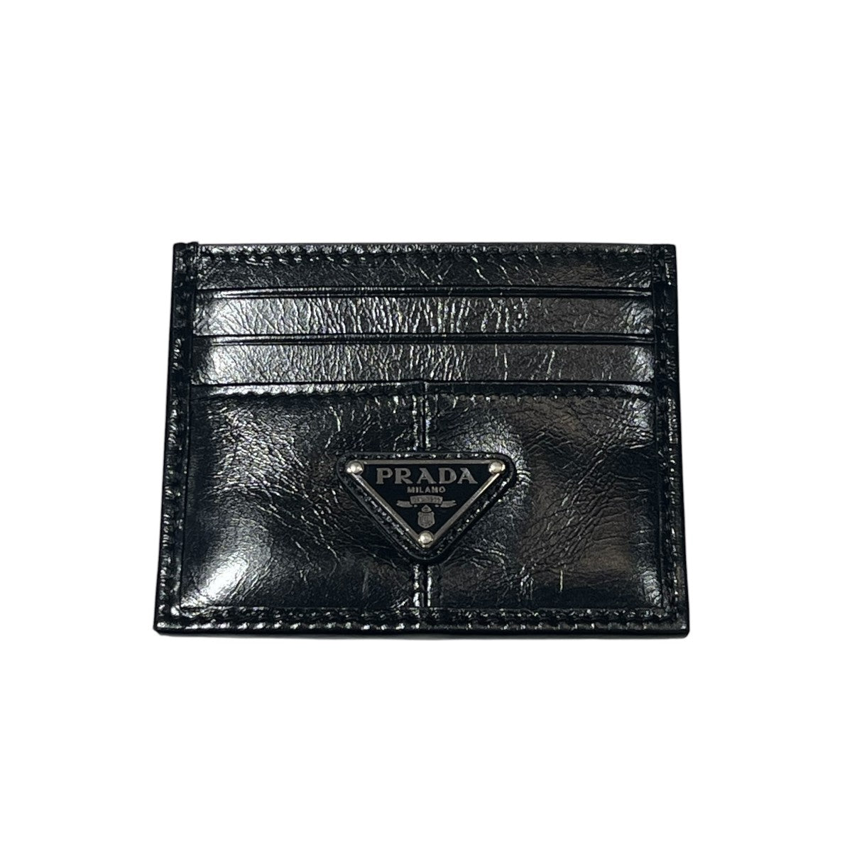 PRADA トライアングルロゴ プレート カードケース 2MC025 古着・中古-1枚目のアイテム画像