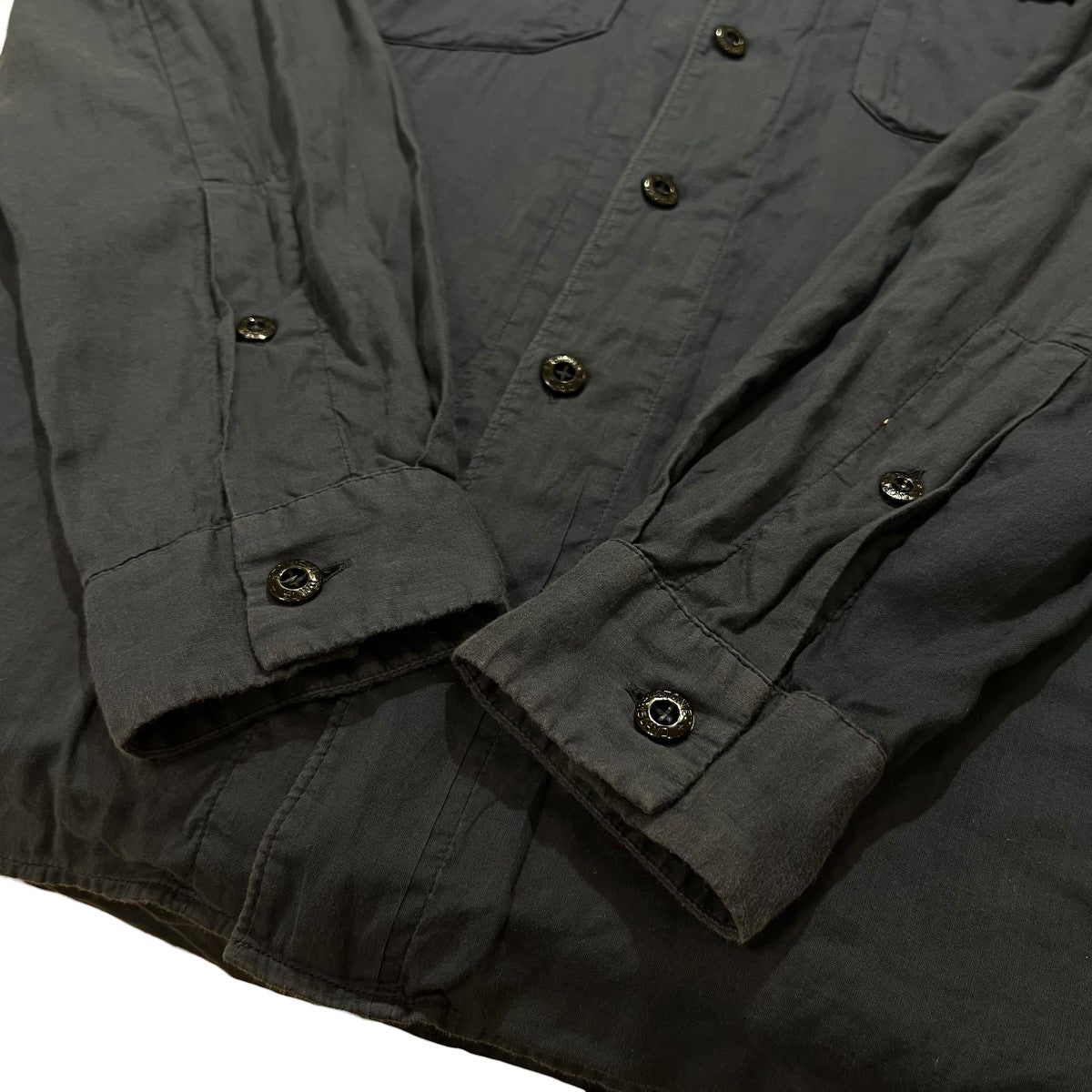 STONE ISLAND フラップポケット長袖ワークシャツ721512015 古着・中古-5枚目のアイテム画像