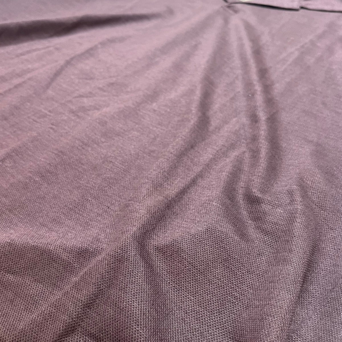 100％ RAMIE PIQUE POLO SHIRT無地ポロシャツ