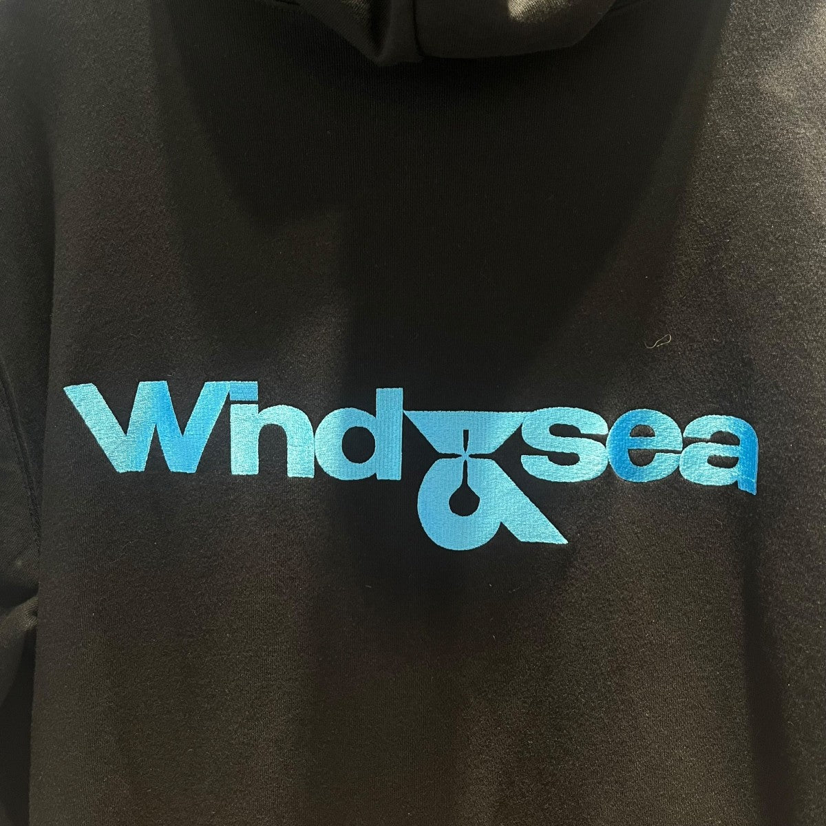 WIND AND SEA ロゴ刺繍ジップパーカーWDS-0-SWT-24-Q3-CS-06 古着・中古-3枚目のアイテム画像