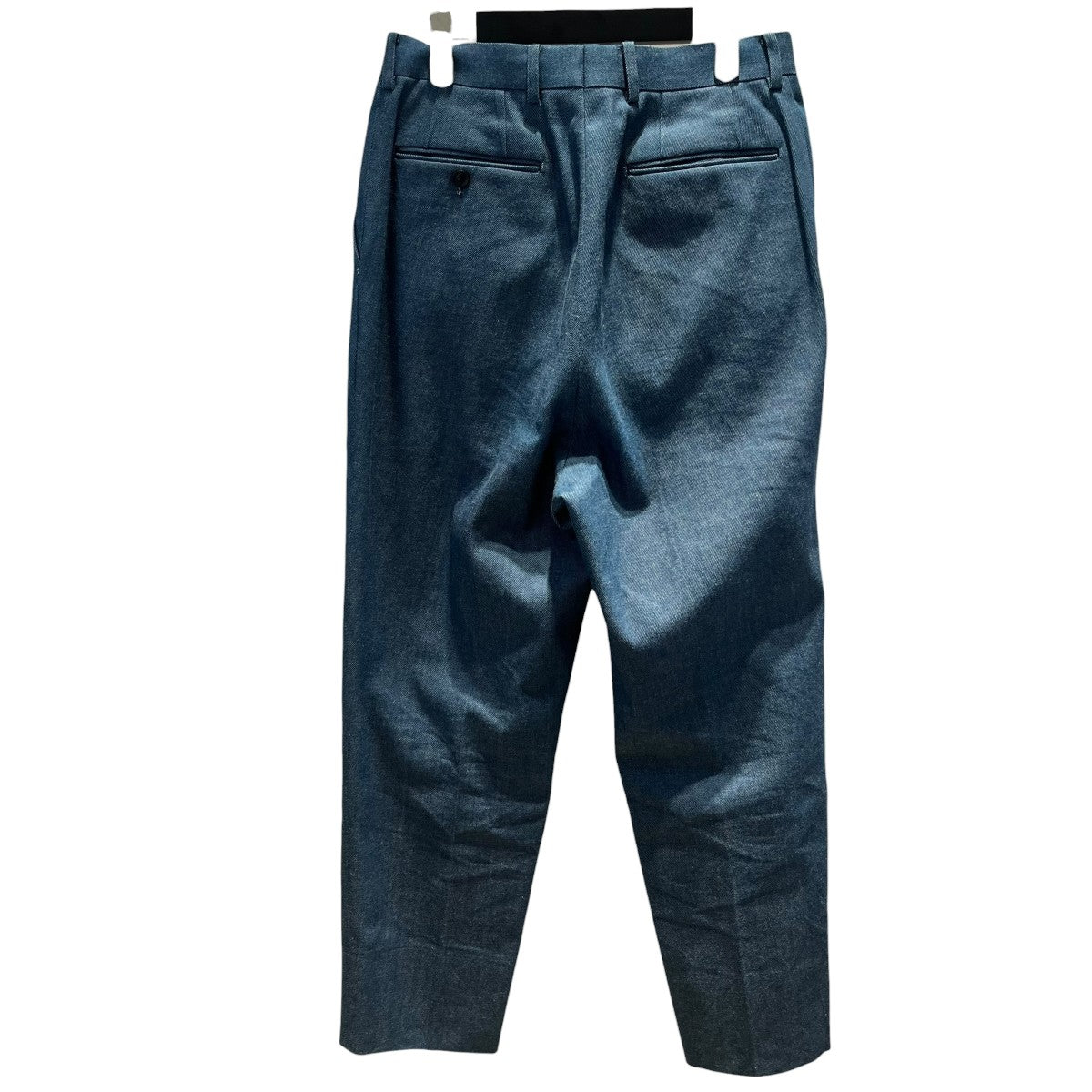 SHUTTLE DENIM 2-TUCK WIDE TAPERED SLACKSデニムパンツ