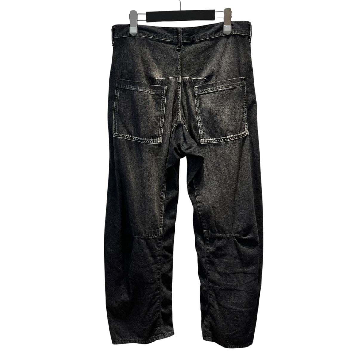 8OZ SPOTTED DENIM WIDE PANTS WITH GUSSETデニムパンツYK-P98-005-3