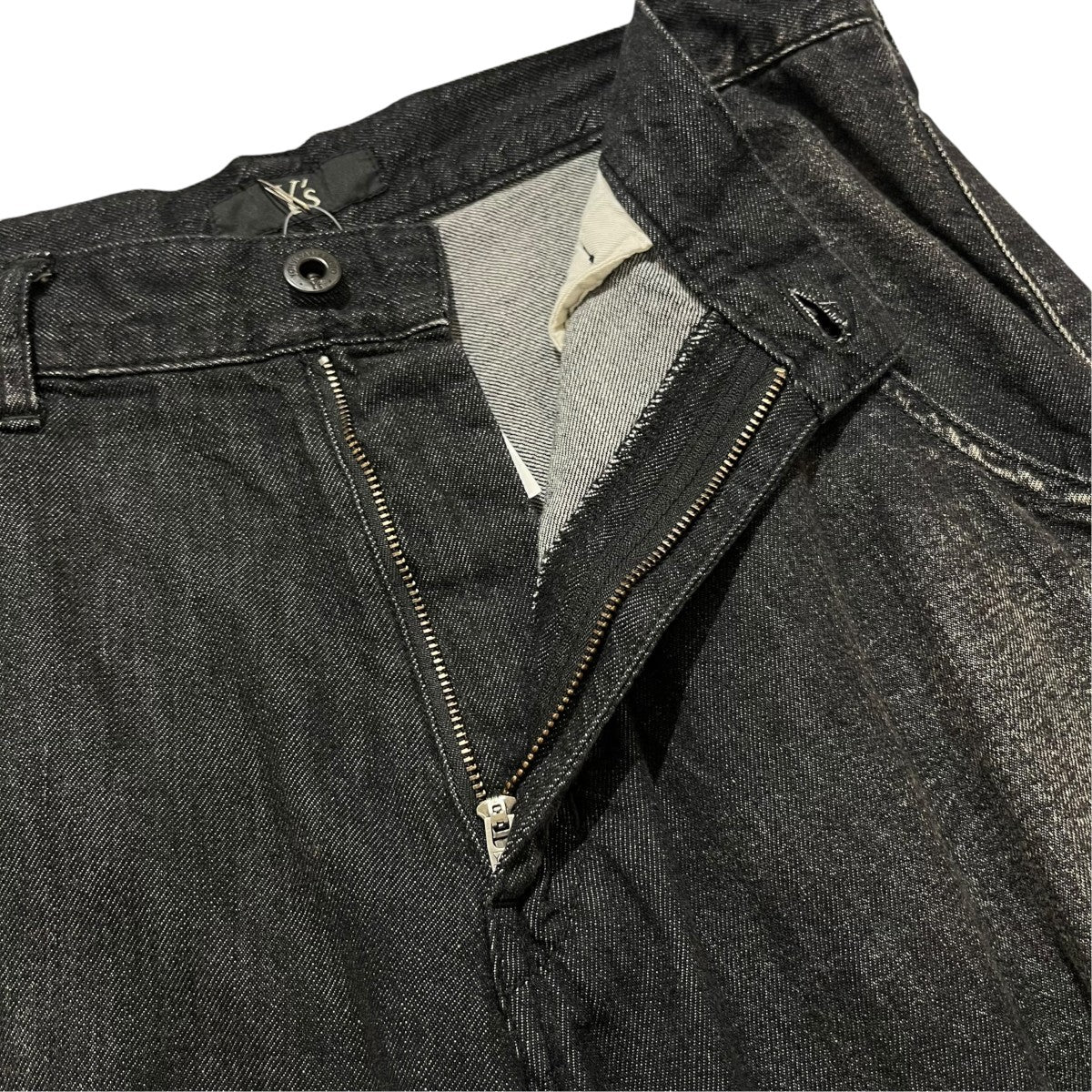 8OZ SPOTTED DENIM WIDE PANTS WITH GUSSETデニムパンツYK-P98-005-3