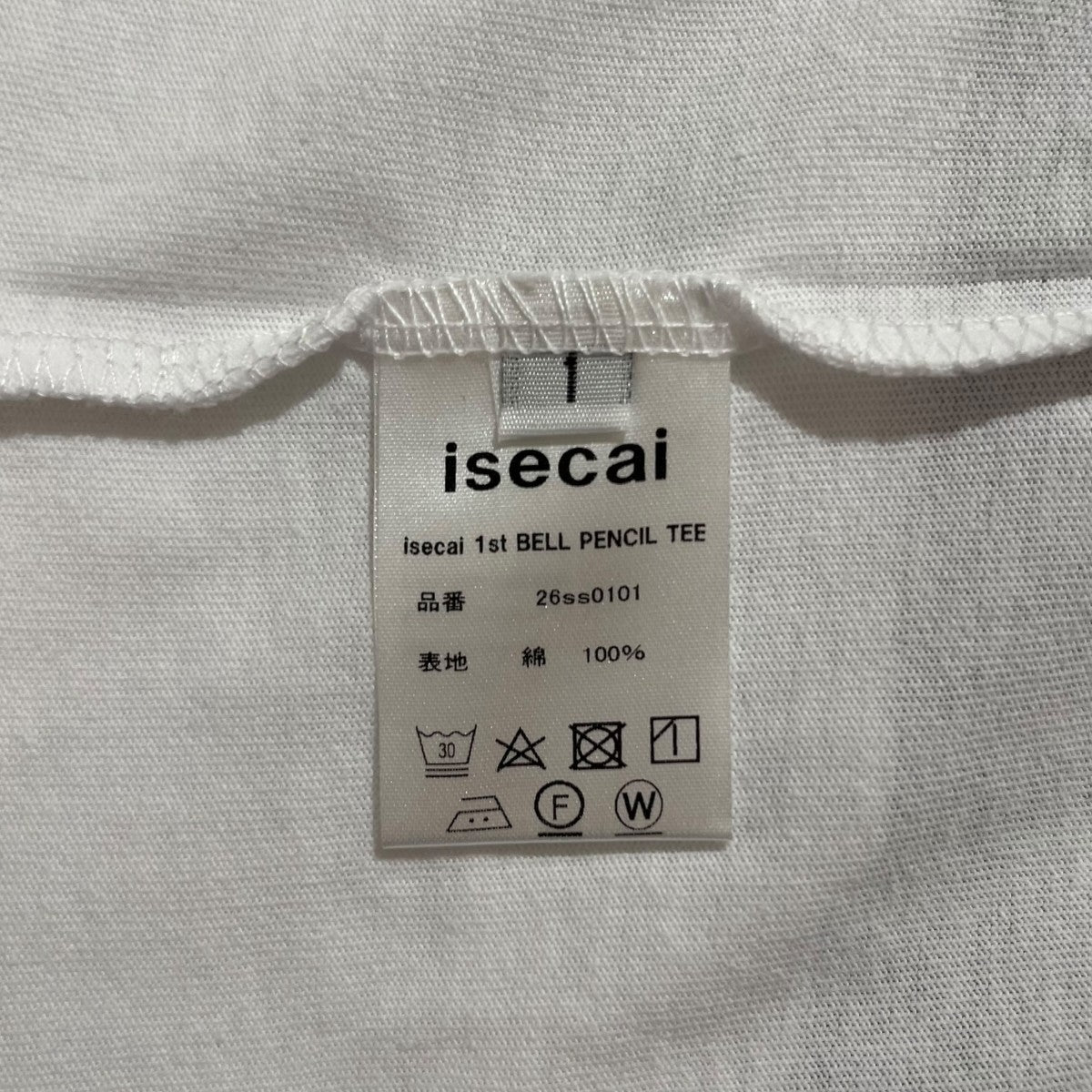 鉛筆プリント1st BELL PENCIL TEE26ss0101