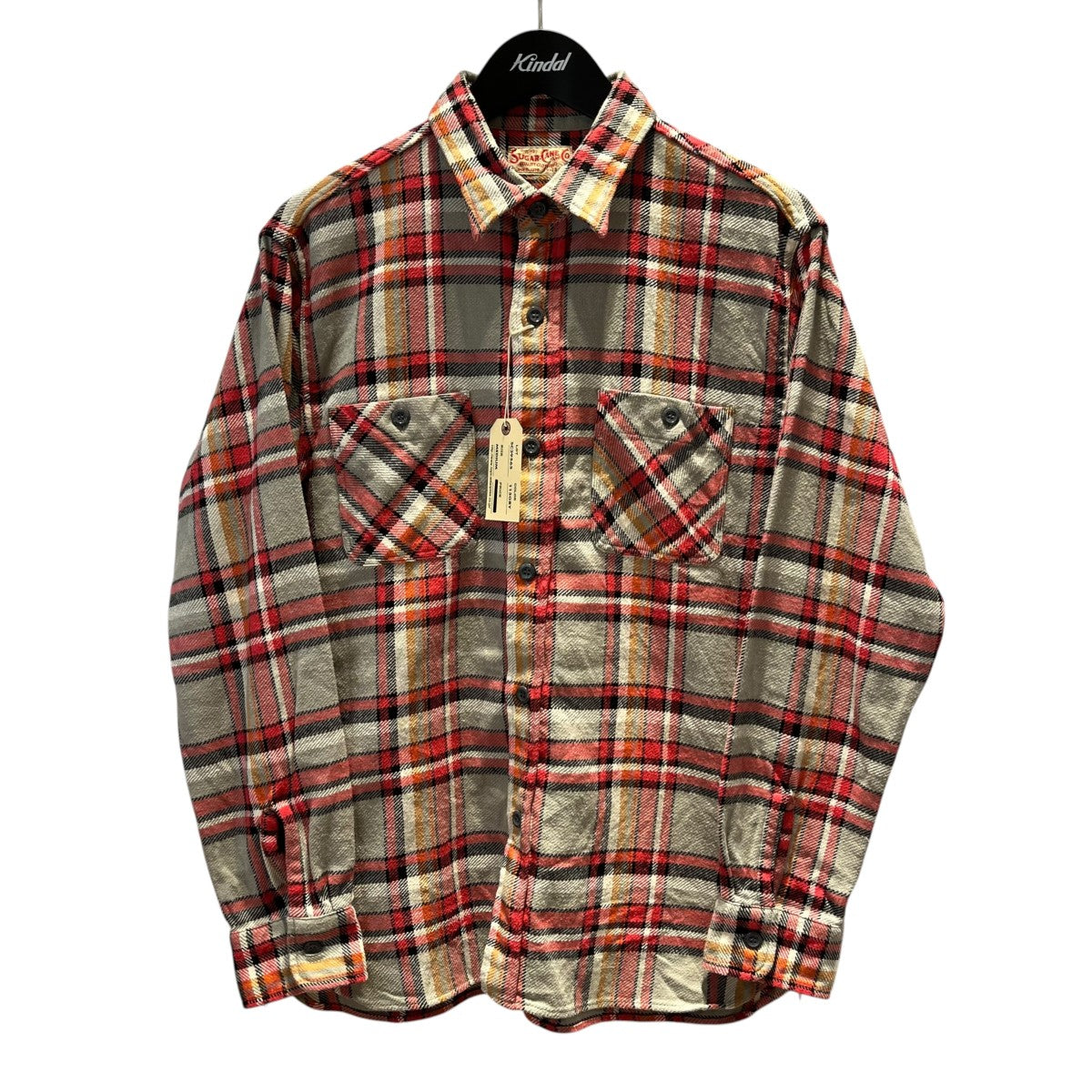 Twill Check L／S WORK SHIRTチェック長袖シャツEC29565