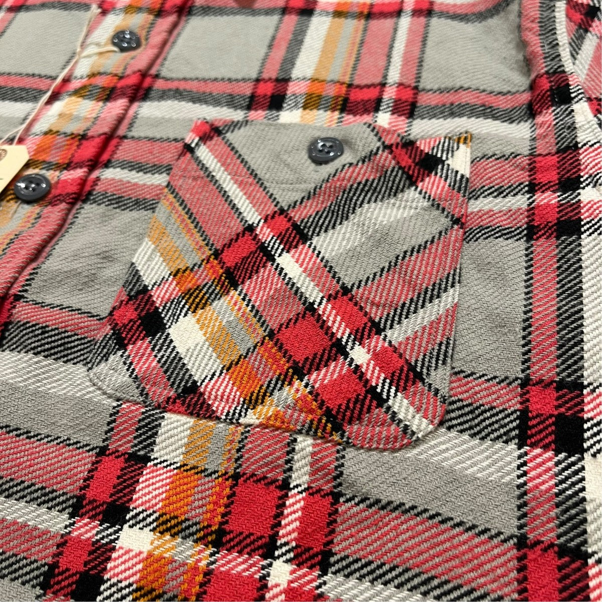 Twill Check L／S WORK SHIRTチェック長袖シャツEC29565