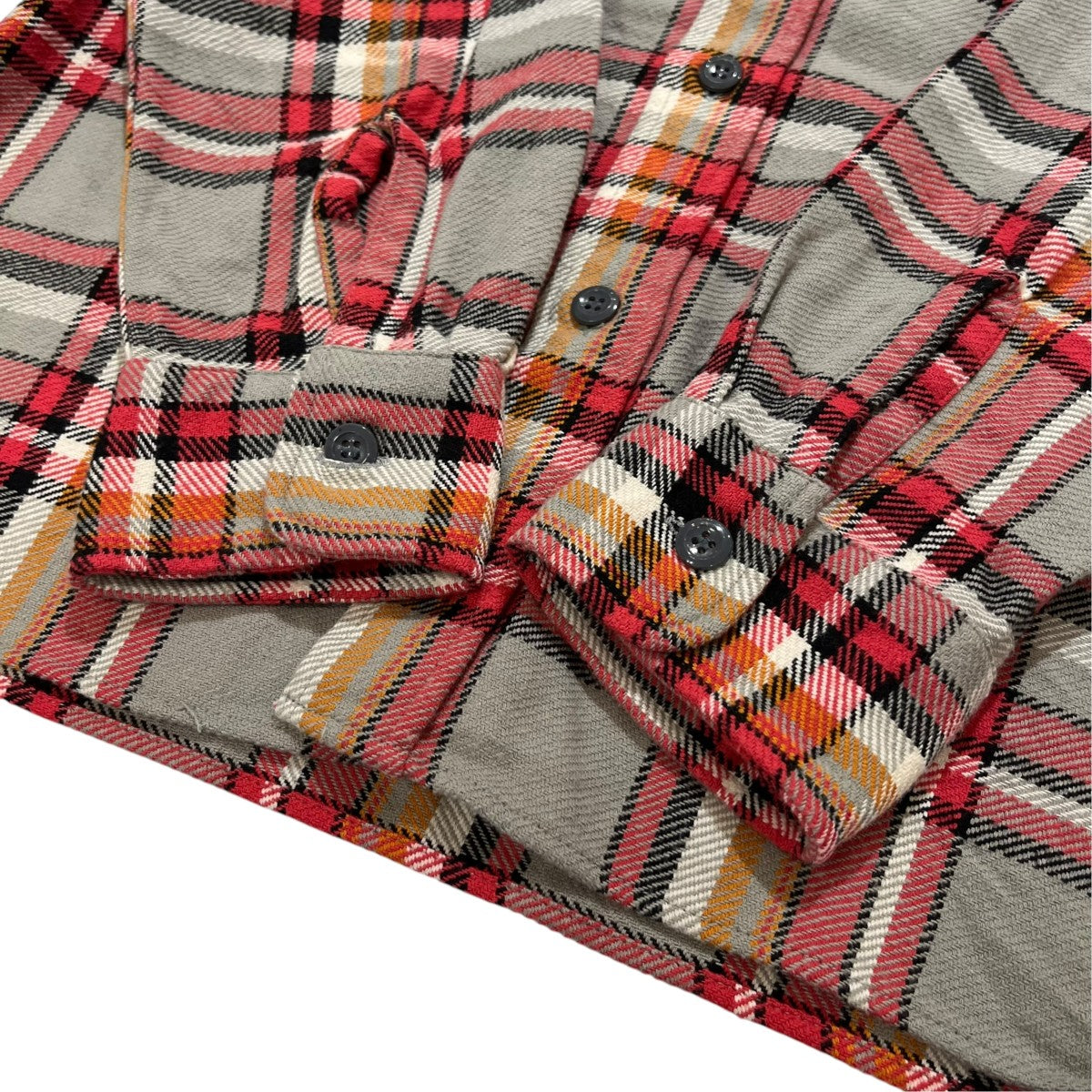 Twill Check L／S WORK SHIRTチェック長袖シャツEC29565