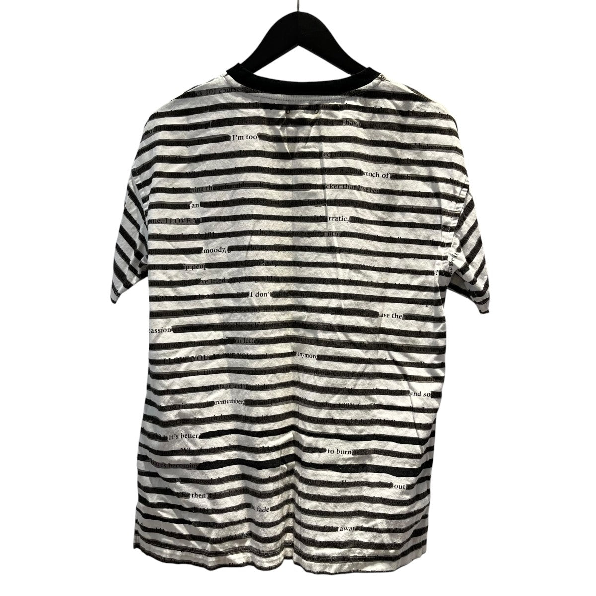 ボーダーLetter Border T-shirt1907-4001-07-012