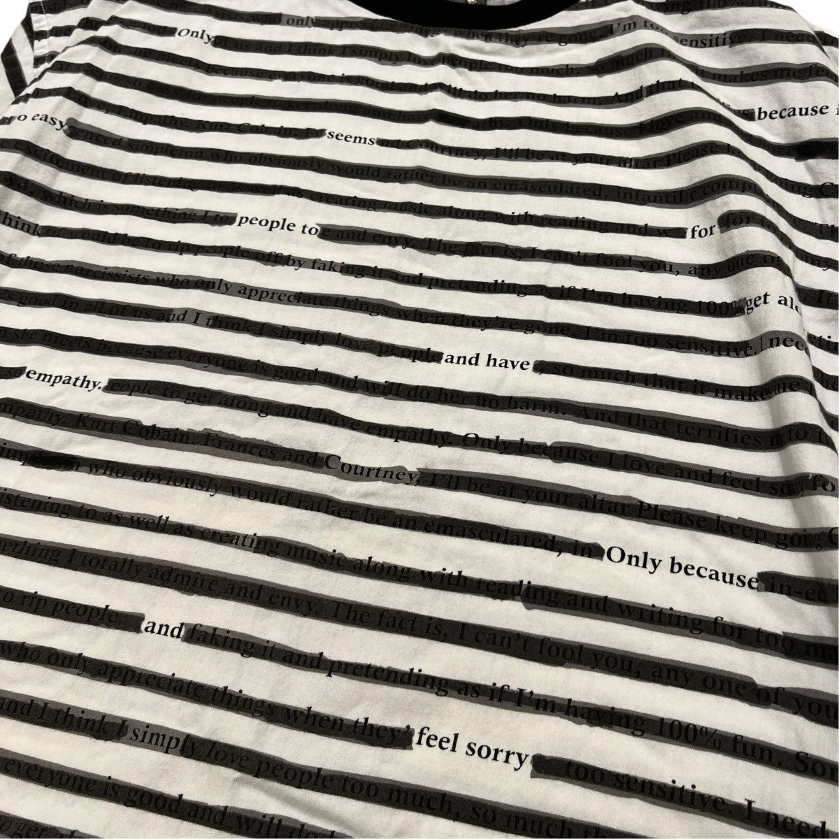 ボーダーLetter Border T-shirt1907-4001-07-012