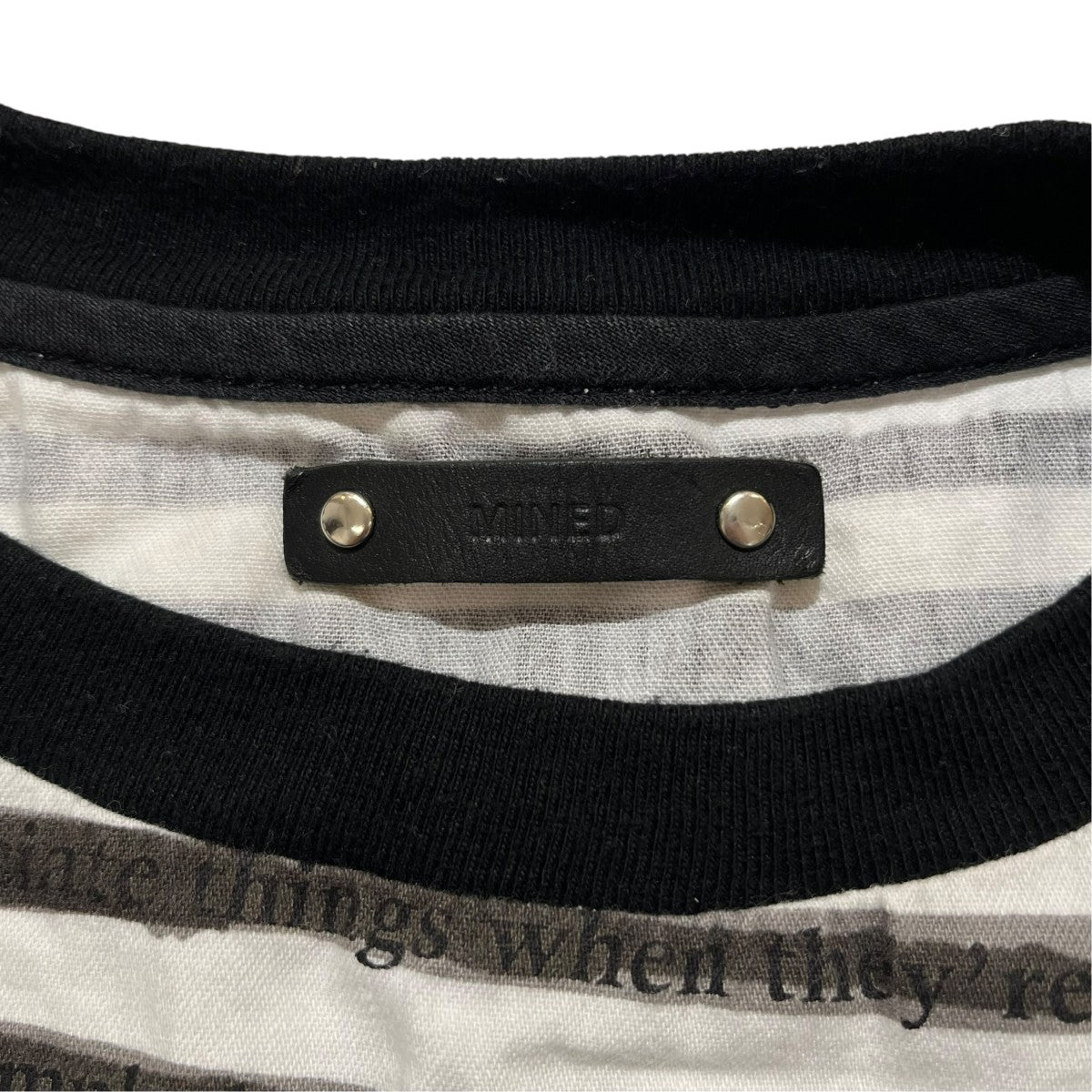 ボーダーLetter Border T-shirt1907-4001-07-012