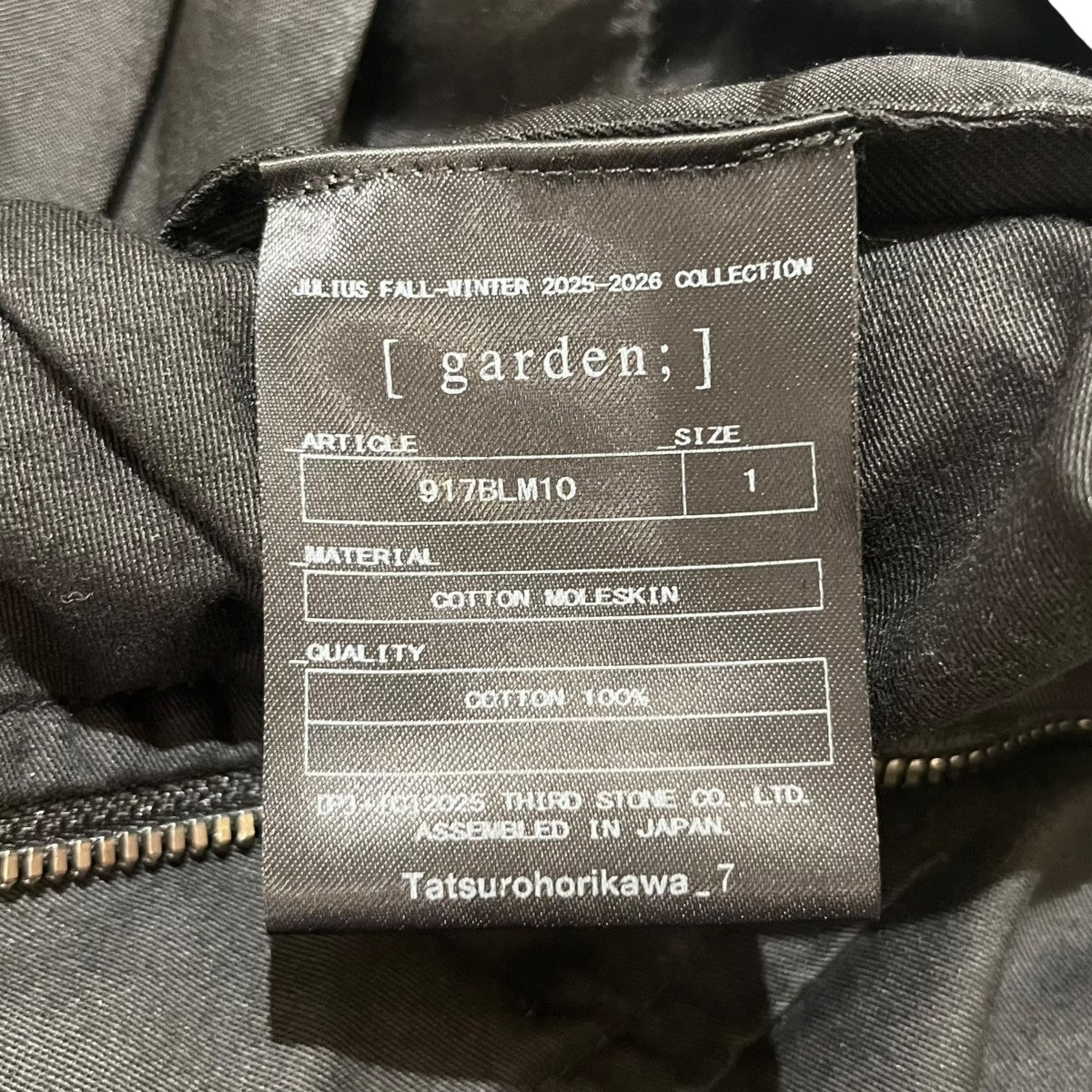 25AWCOTTON MOLESKIN JACKETジャケット917BLM10