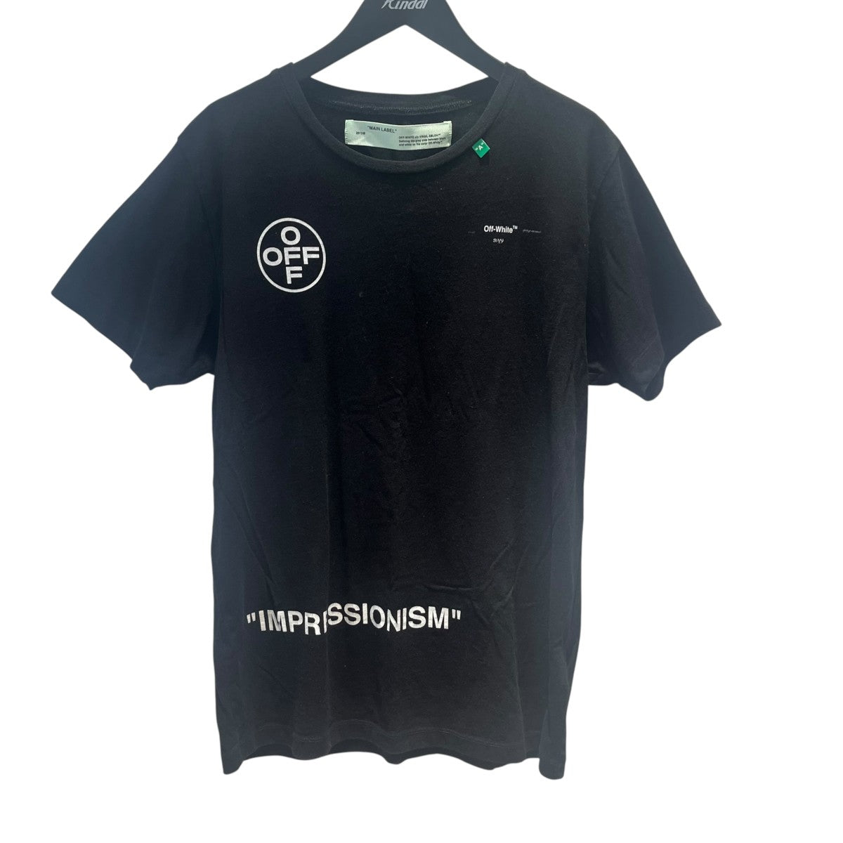 バックプリント半袖TシャツOMAA027R19185015