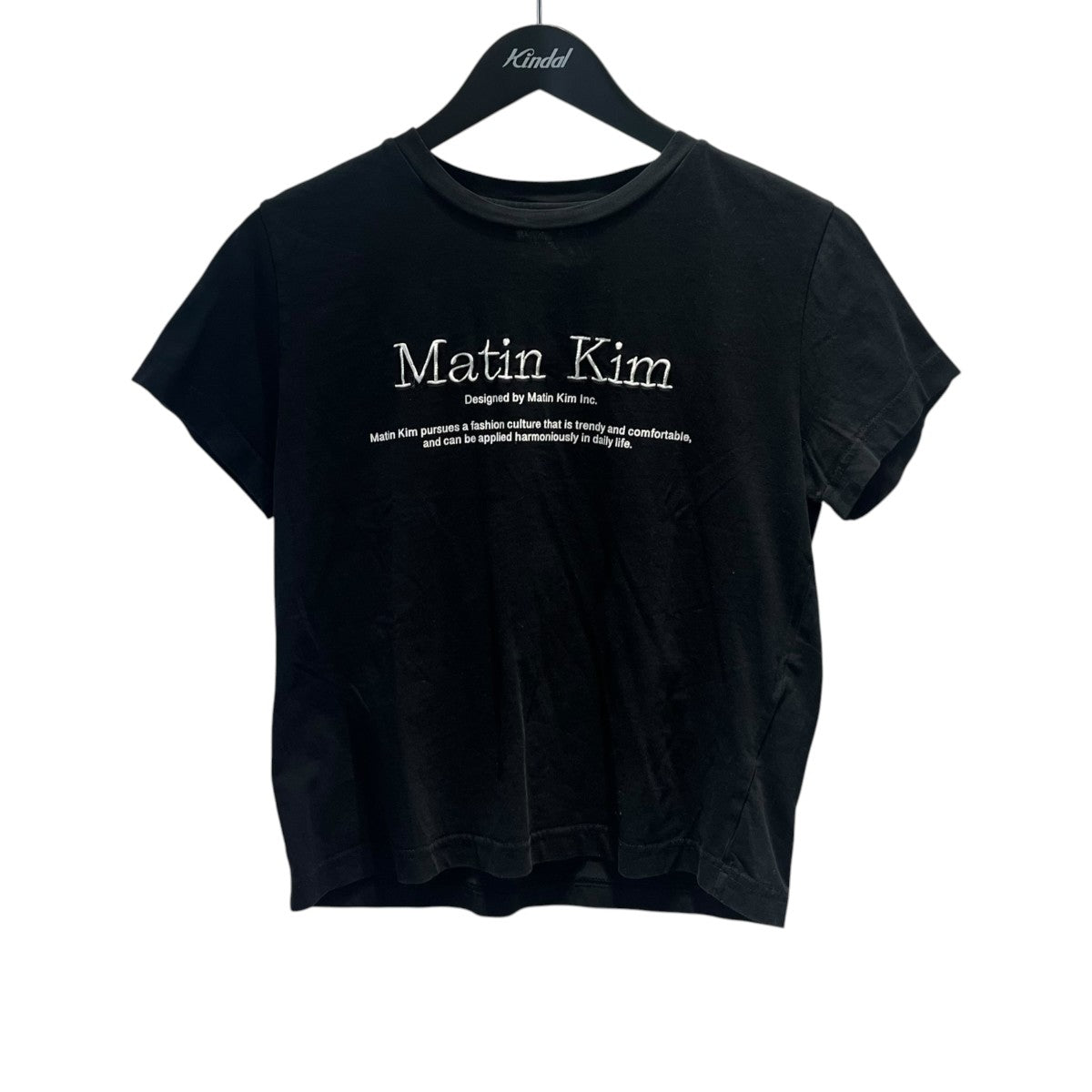 ロゴ刺繍フロントロゴ刺繍半袖TシャツMK2400TS006M-BB-M