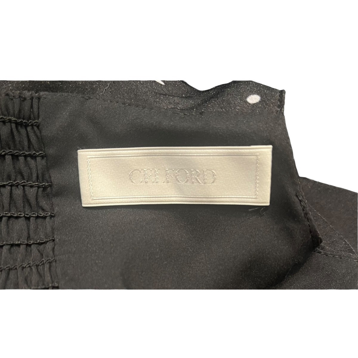 ドット柄ショルダーリボンワンピースCWF0254001