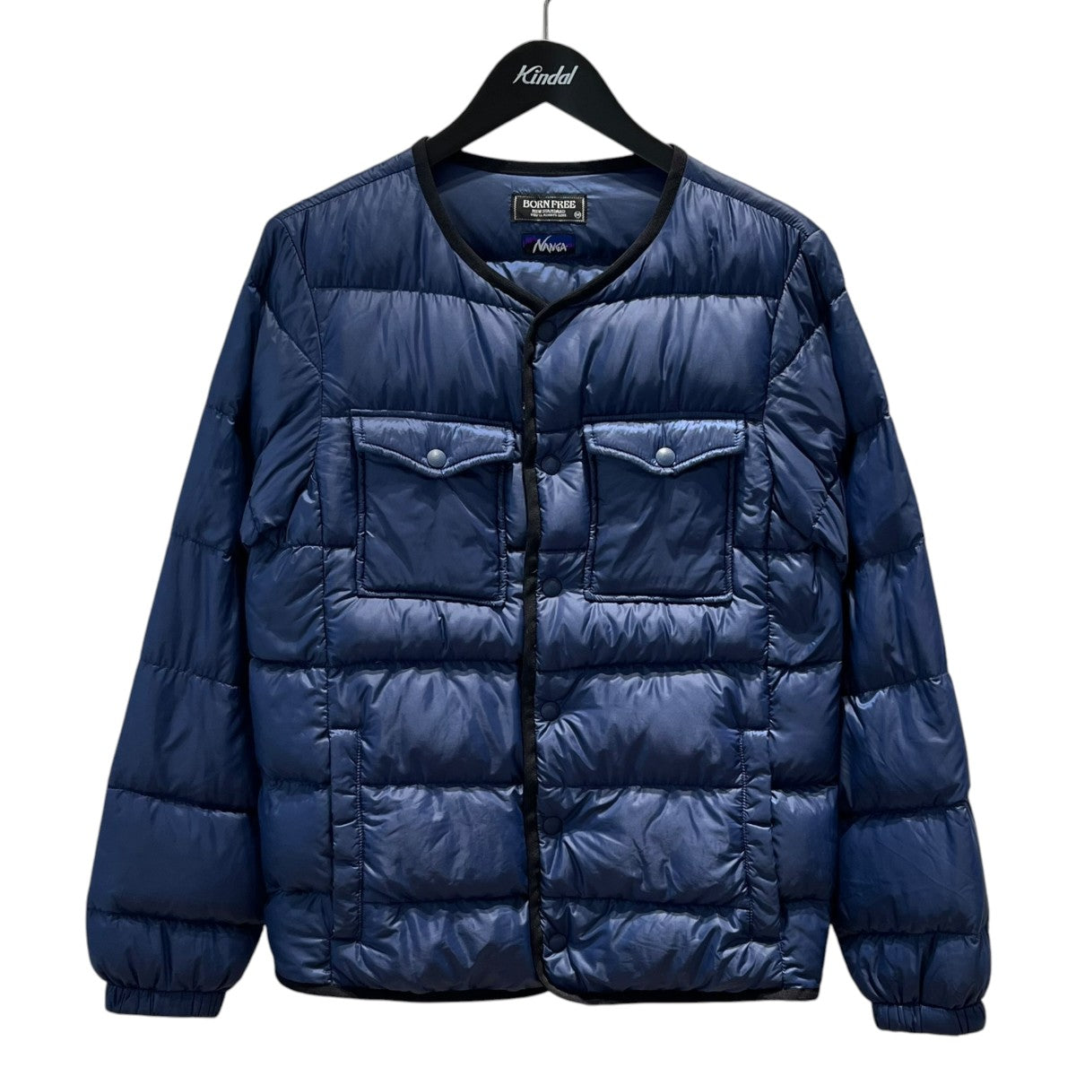 スナップボタンダウンジャケット171NGM14AW013
