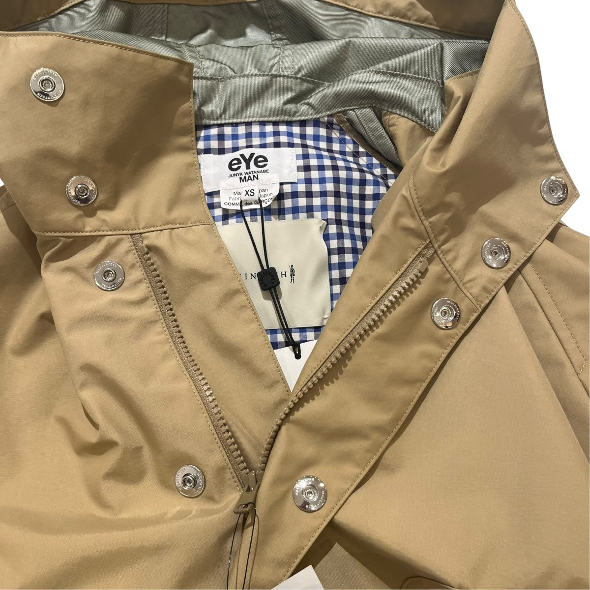 Nylon taffeta polyurethane laminateマウンテンパーカースタイルジャケットWQ-C903-100-2-1