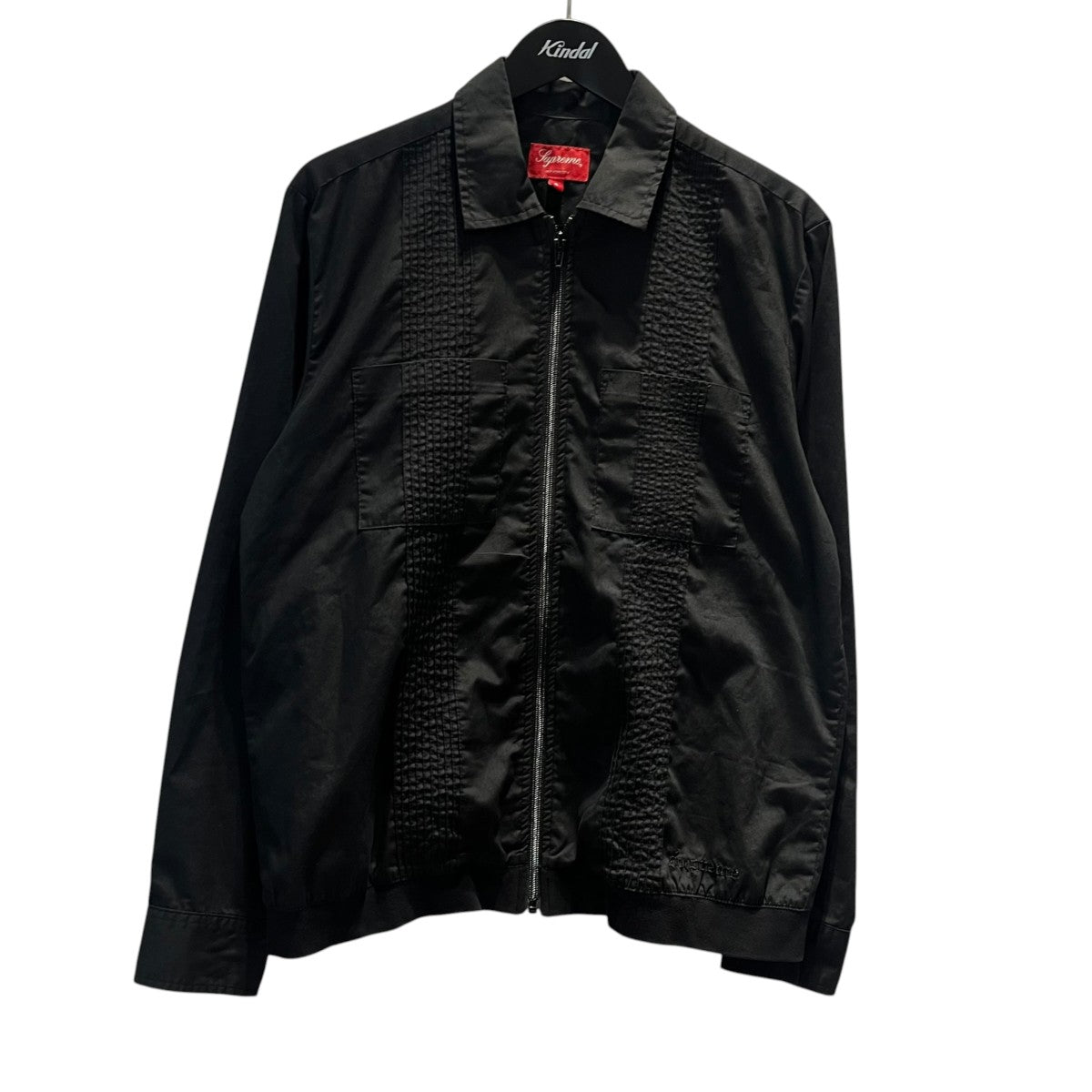 Pin Tuck Zip Up Shirtsジップシャツジャケット