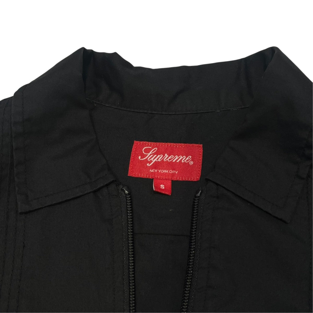 Pin Tuck Zip Up Shirtsジップシャツジャケット