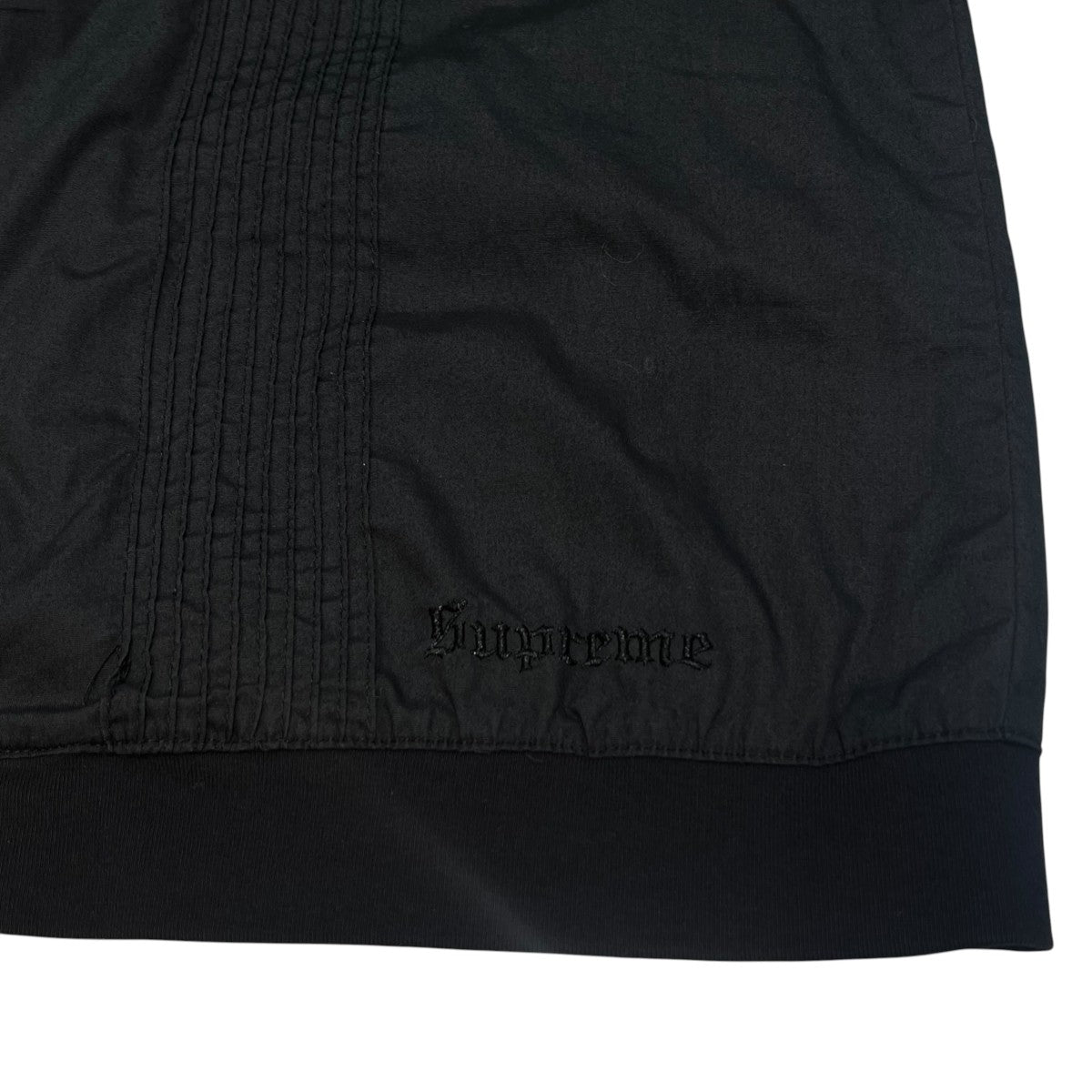 Pin Tuck Zip Up Shirtsジップシャツジャケット