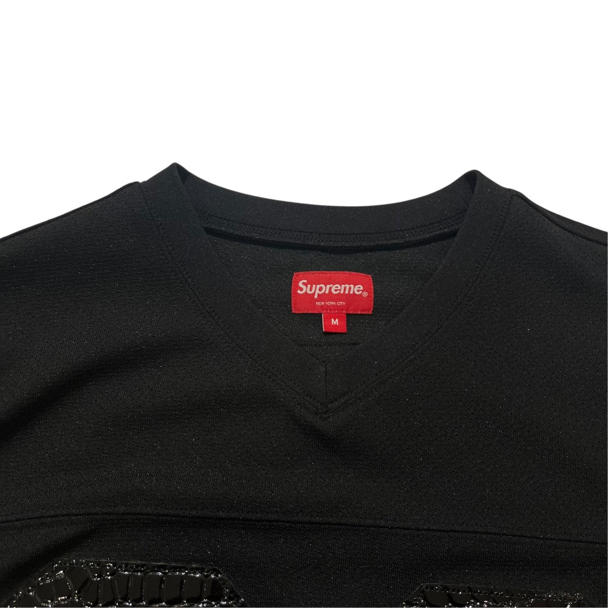 Faux Croc Football JerseyロゴフットボールTシャツ