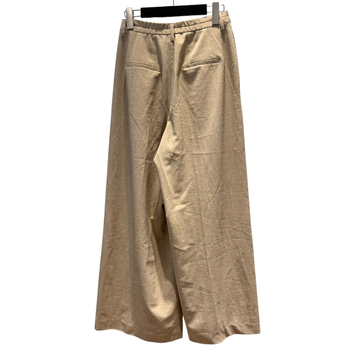 25SS リネンライク2タックワイドパンツ75216350