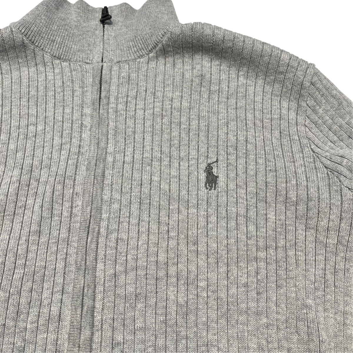 【現行・QR】ポロラルフローレン コットン ドライバーズニット ポニー刺繍 M POLO RALPH LAUREN(ポロラルフローレン) ポニー刺繍ドライバーズニット