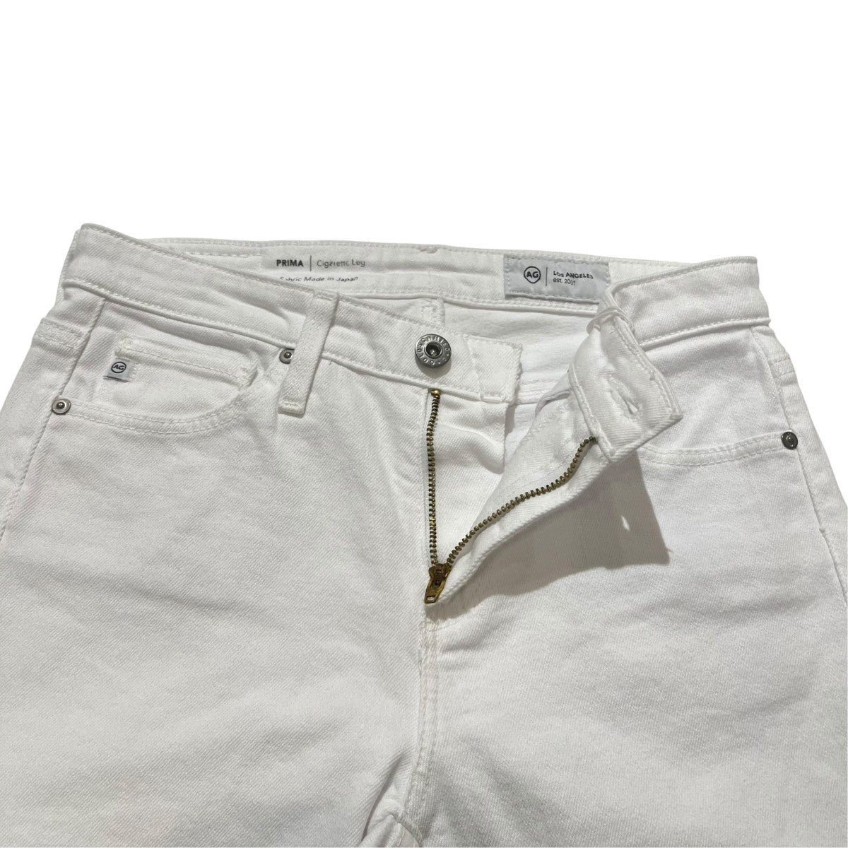 rima Cigarette LegホワイトデニムDSD1434 PRIMA Cigarette Leg