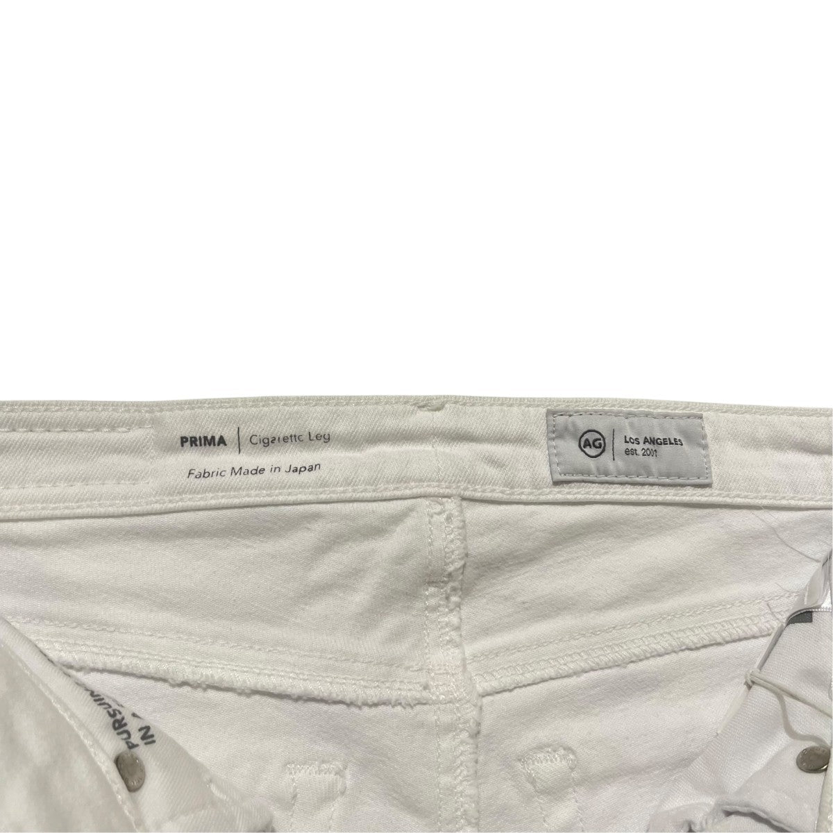 rima Cigarette LegホワイトデニムDSD1434 PRIMA Cigarette Leg